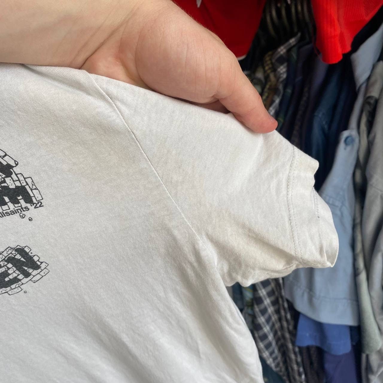 Allsaints × Japanese Brand Designer Allsaints Big Logo Graphic y2k streetwear tee Size US M / EU 48-50 / 2 - 8 Thumbnail