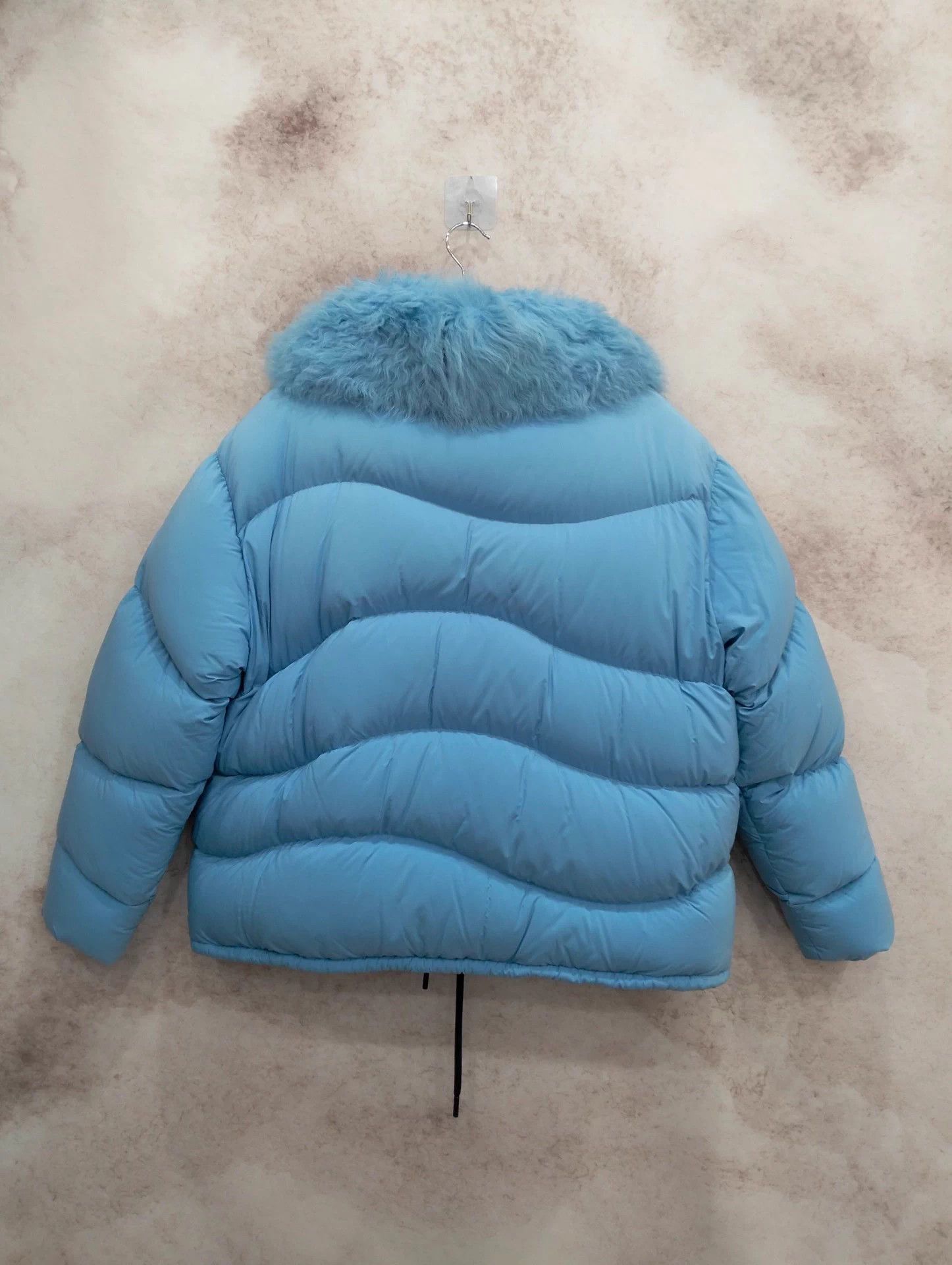 Moncler Moncler Plaret blue zip fur collar down jacket size 1 Size S / US 4 / IT 40 - 2 Thumbnail