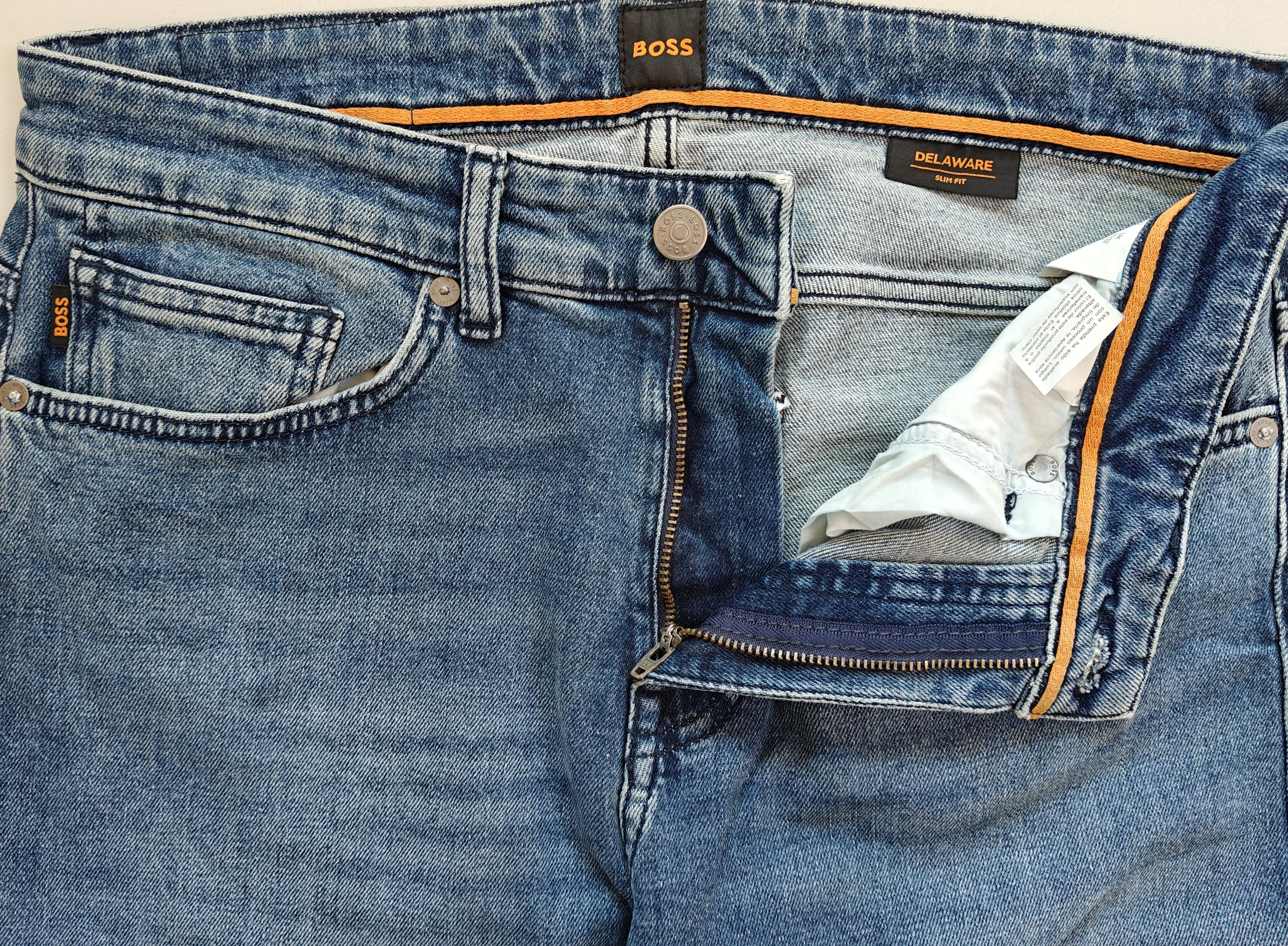 Hugo Boss BOSS DELAWARE Slim Fit Jeans Free Shipping Worldwide T/6082 Size US 31 - 7 Thumbnail