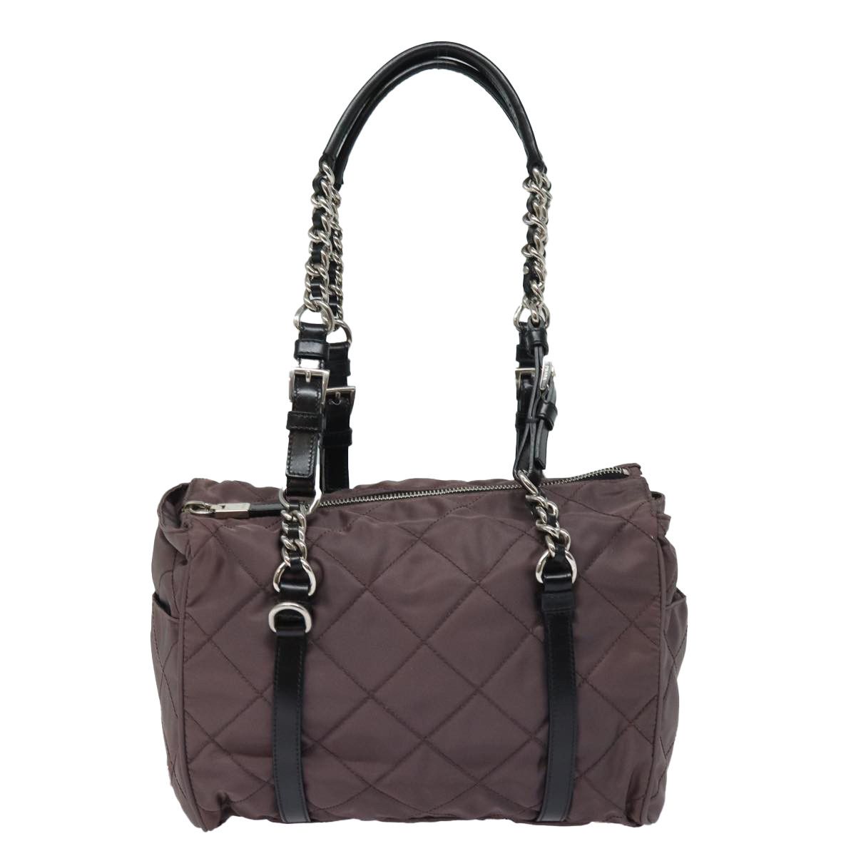 Prada Tessuto Purple Synthetic Shoulder Bag (Pre-Owned) Size ONE SIZE - 1 Thumbnail