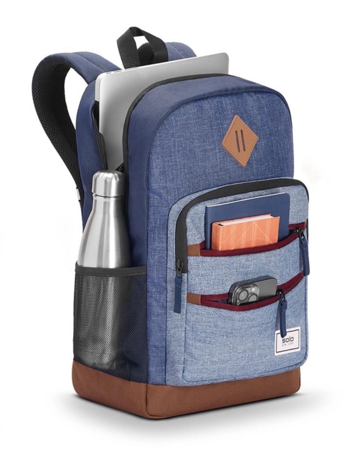 Salomon Solo New York RE: Fresh Blue Laptop Backpack NWT [2095] Size ONE SIZE - 1 Thumbnail
