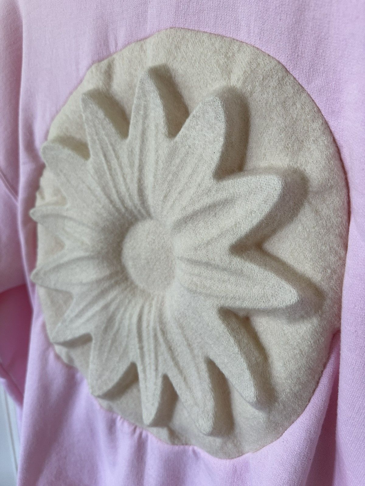 Other Paula Canovas Del Vas Pink Flower Embossed Sweatshirt Size US M / EU 48-50 / 2 - 3 Thumbnail