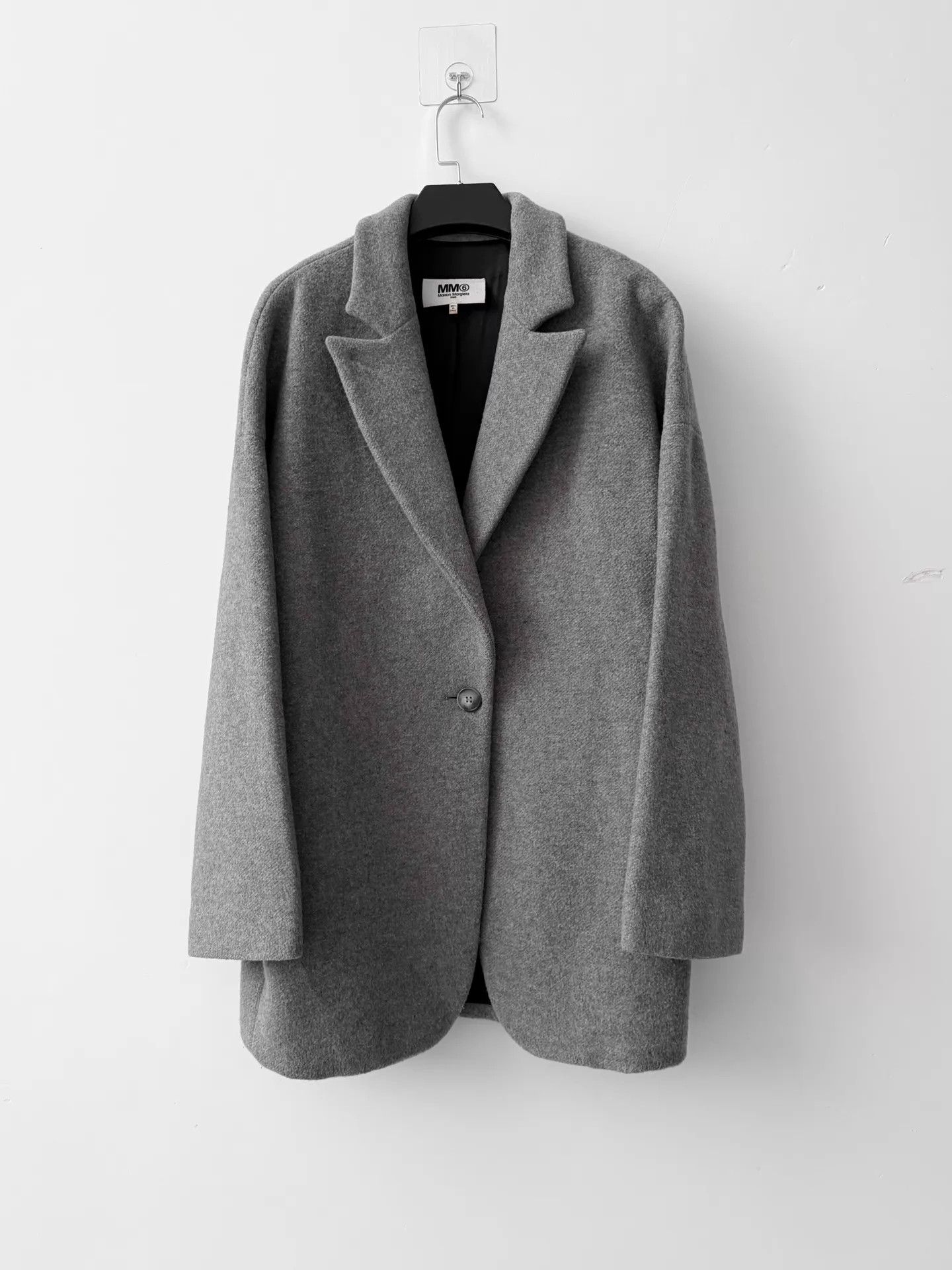 MM6 MM6 Maison Margiela FW16 Wool Jacket Cloud Gray Women's 42 Size M / US 6-8 / IT 42-44 - 2 Thumbnail