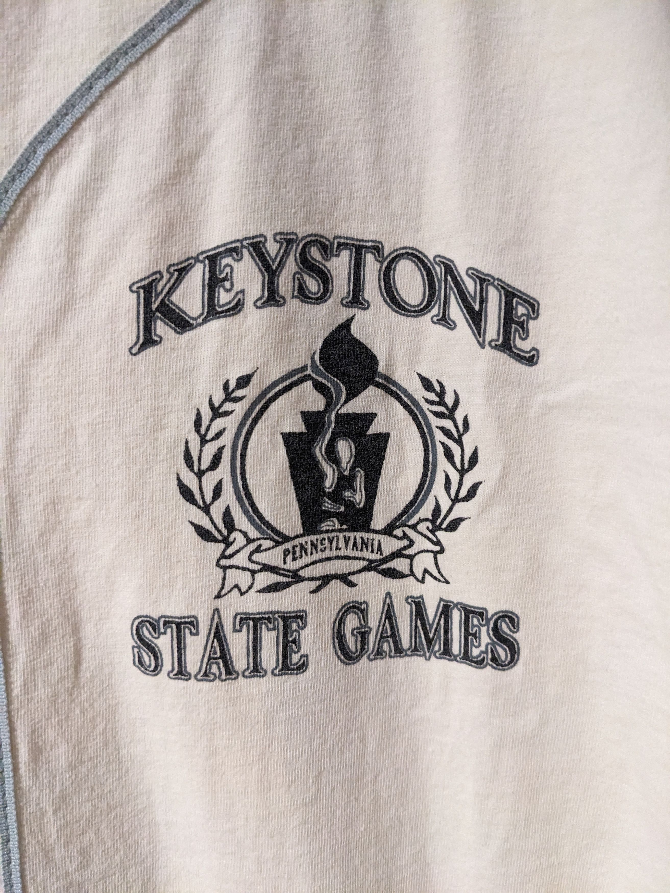 Russell Athletic × Vintage Vintage 90s Key Stone Pennsylvania State Games Jersey Size US XL / EU 56 / 4 - 2 Thumbnail