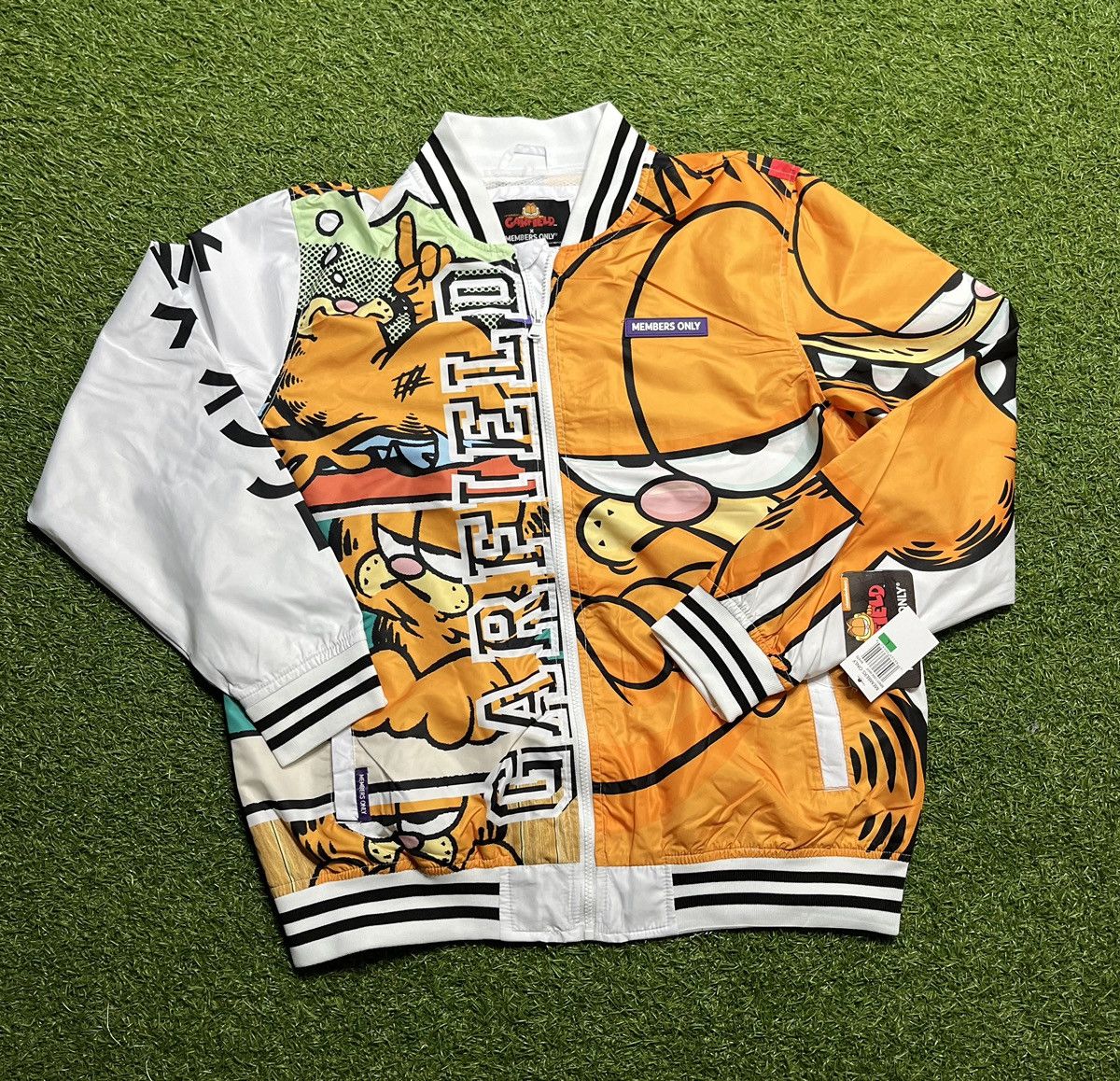 Members Only Vintage Garfield Memebers ONLY Jacket | Grailed
