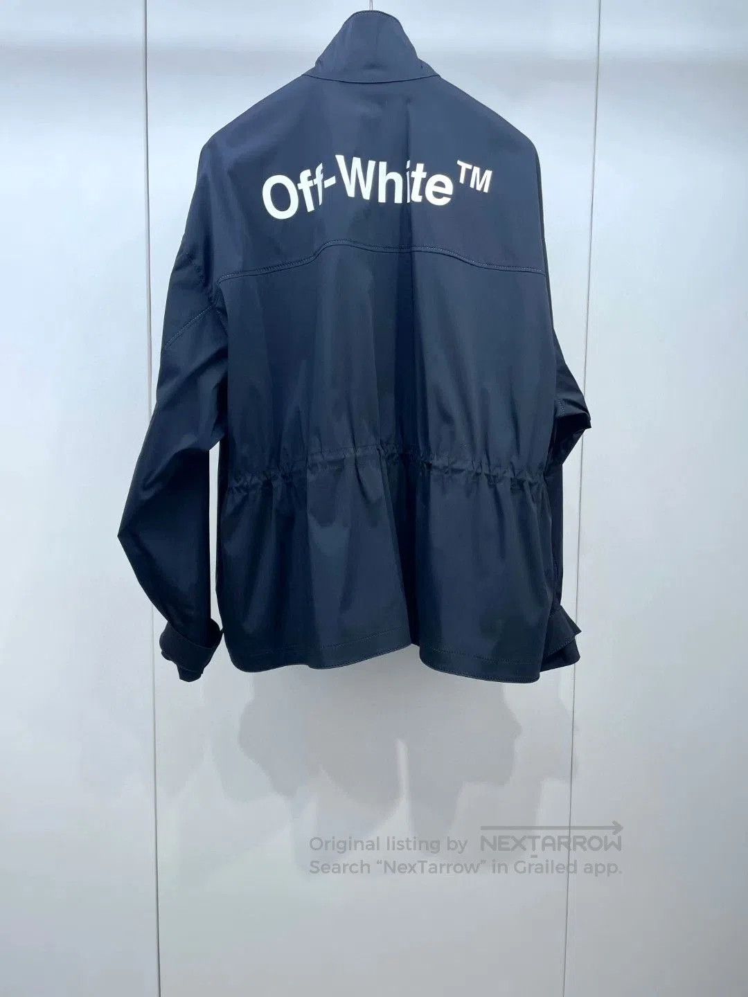 Off-White OFF WHITE Black Letter Trench Coat. Size US XXS / EU 40 - 1 Thumbnail