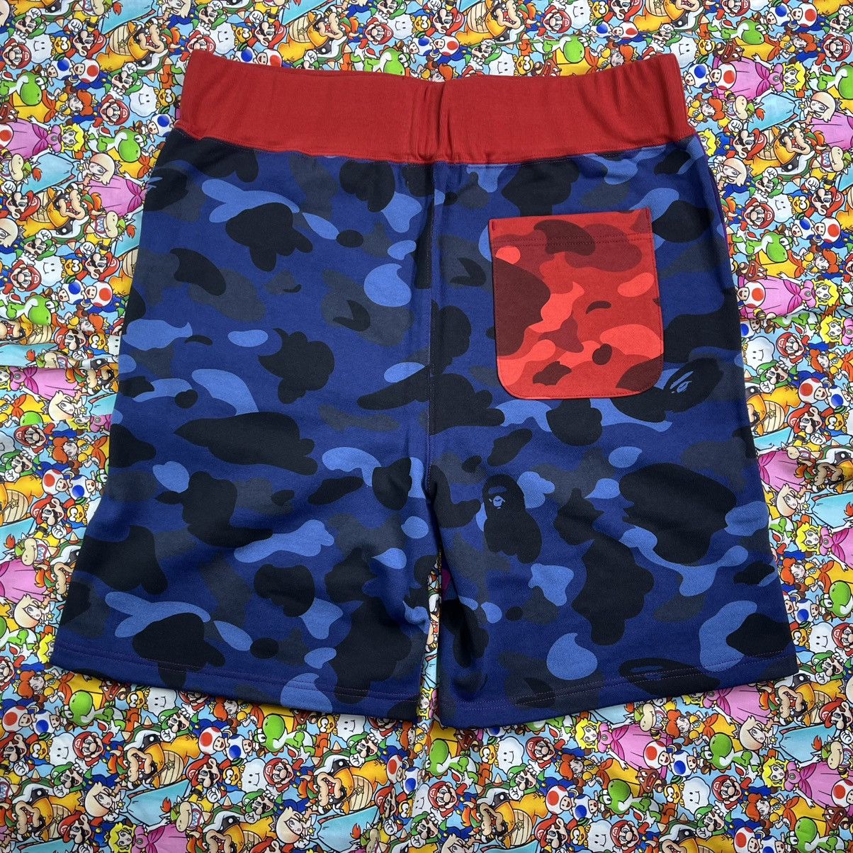 Bape BAPE Crazy Camo Shark Sweat Shorts Size Large Size US 34 / EU 50 - 3 Thumbnail