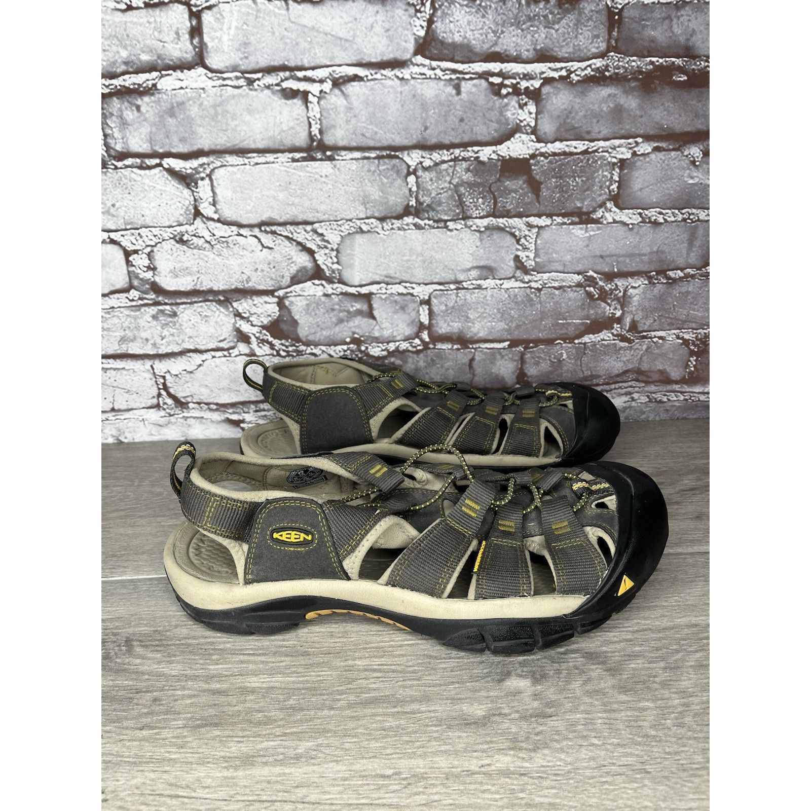 KEEN KEEN Newport H2 Gray Textile Hiking Waterproof Sandals Men S Size US 12 / EU 45 - 3 Thumbnail
