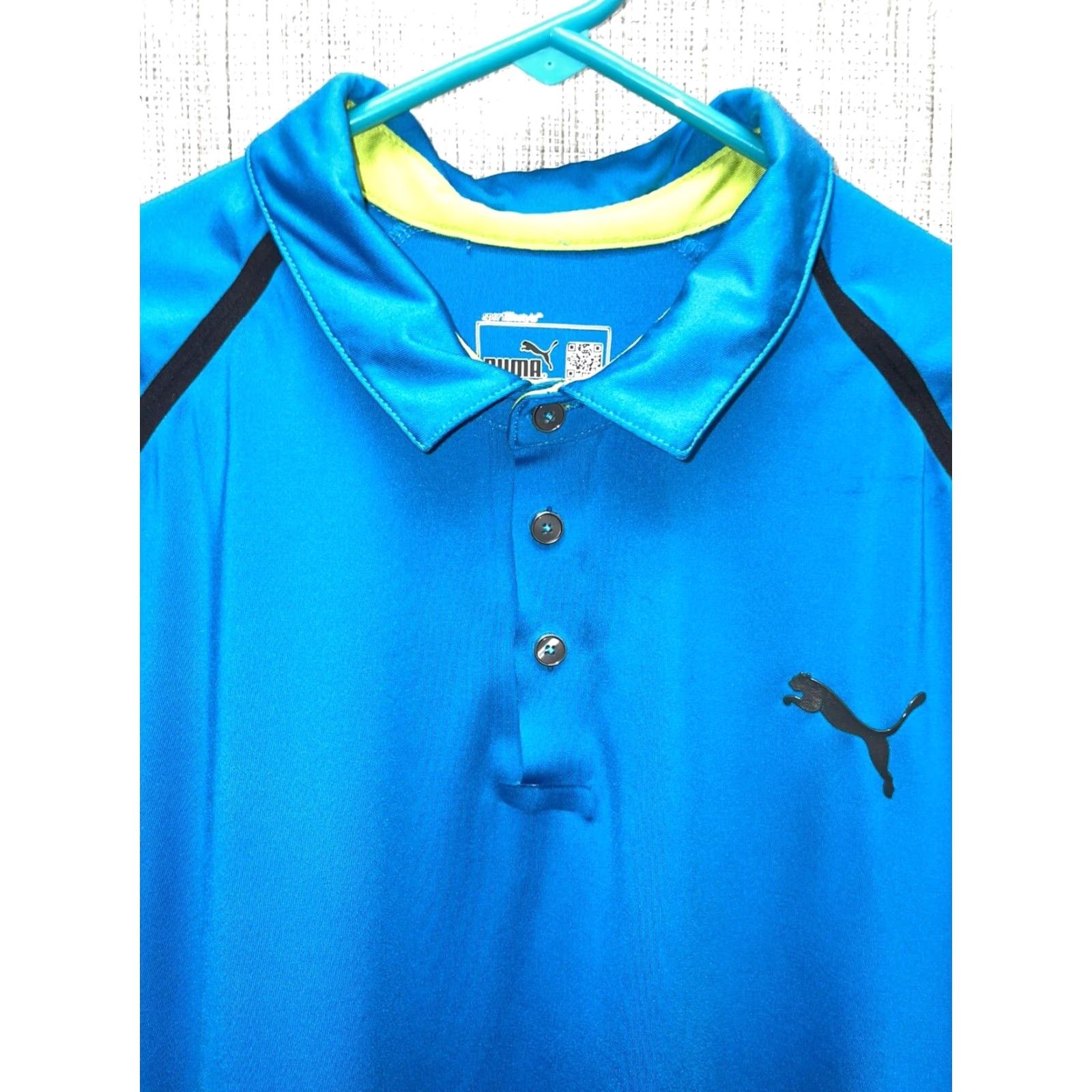 Puma PUMA Golf Polo Light Blue Mens M Size US M / EU 48-50 / 2 - 2 Thumbnail