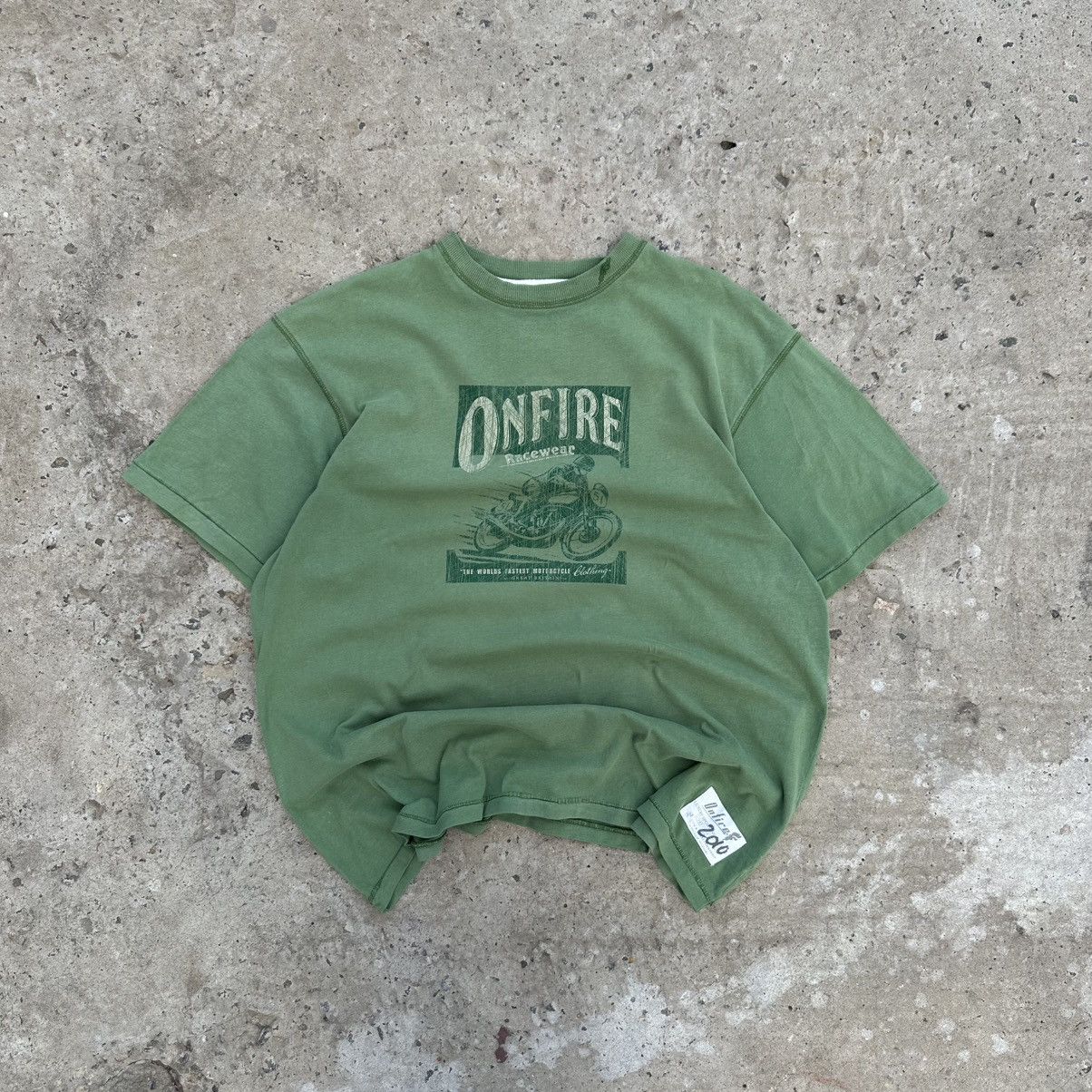 Kicks On Fire Vintage Japanese Style Onfire T-shirts Size XL Moto Racing Size US XL / EU 56 / 4 - 1 Thumbnail