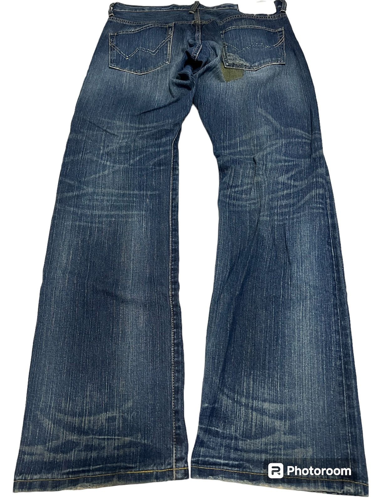 Edwin × If Six Was Nine × Le Grande Bleu (L.G.B.) 💥Baggy💥EDWIN 503XV JEANS VERY RARE Size US 33 - 2 Thumbnail