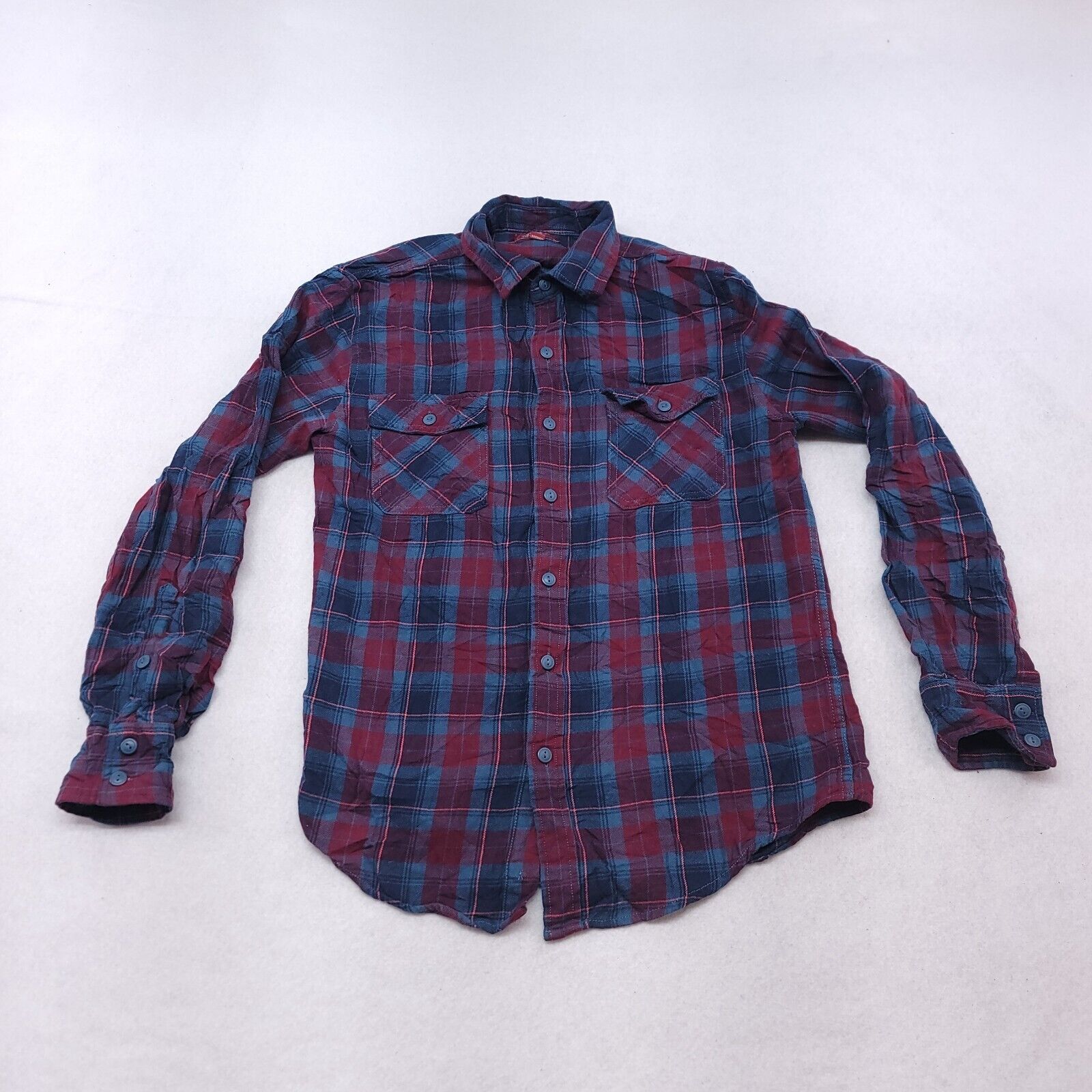 Arizona Jean Co. Arizona Jean Co Tartan Flannel Shirt Womens Size S Blue Red Size S / US 4 / IT 40 - 2 Thumbnail