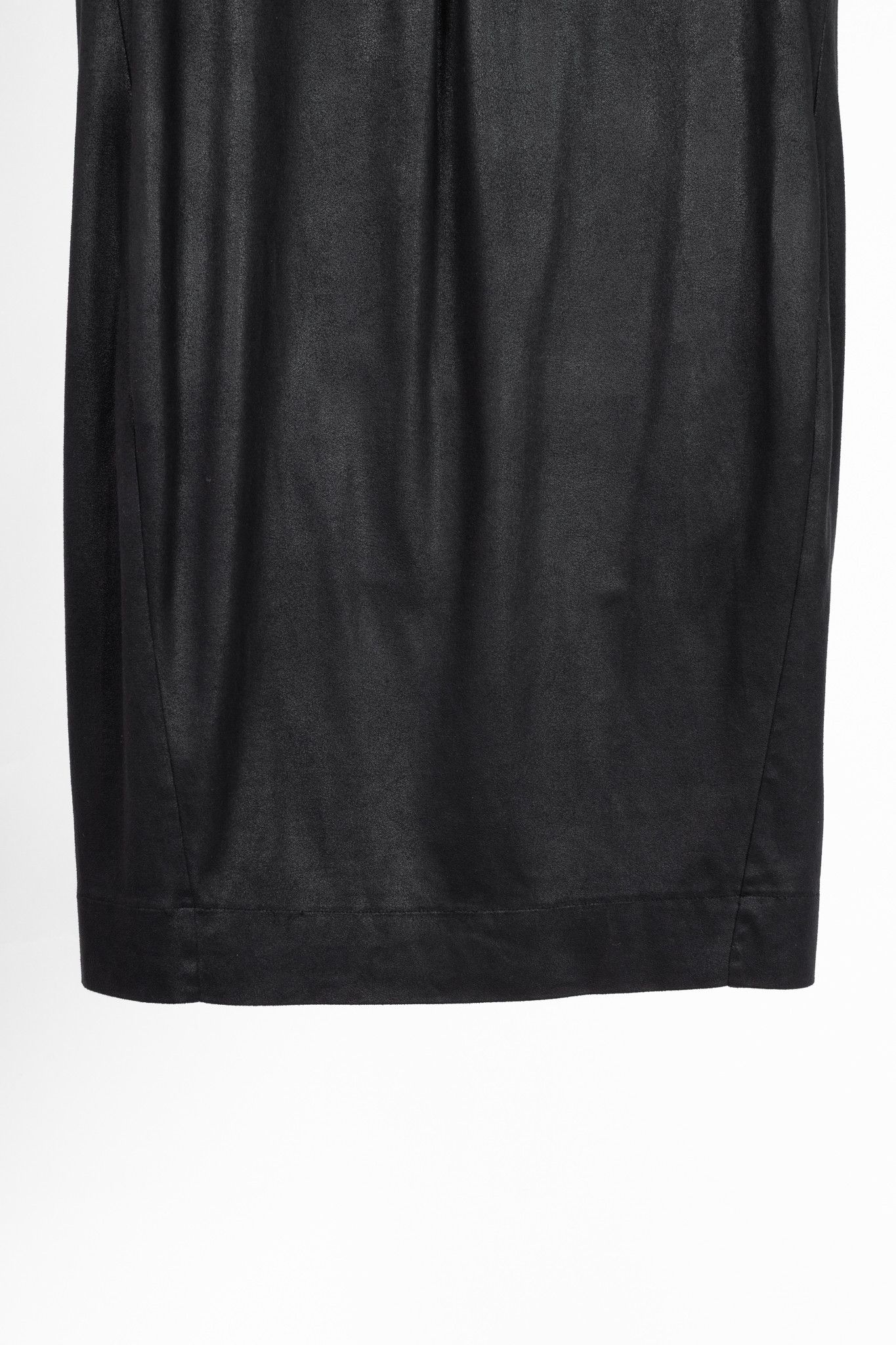 Escada Sport Escada Sport Enori Black Faux-Suede Dress Size S / US 4 / IT 40 - 8 Thumbnail