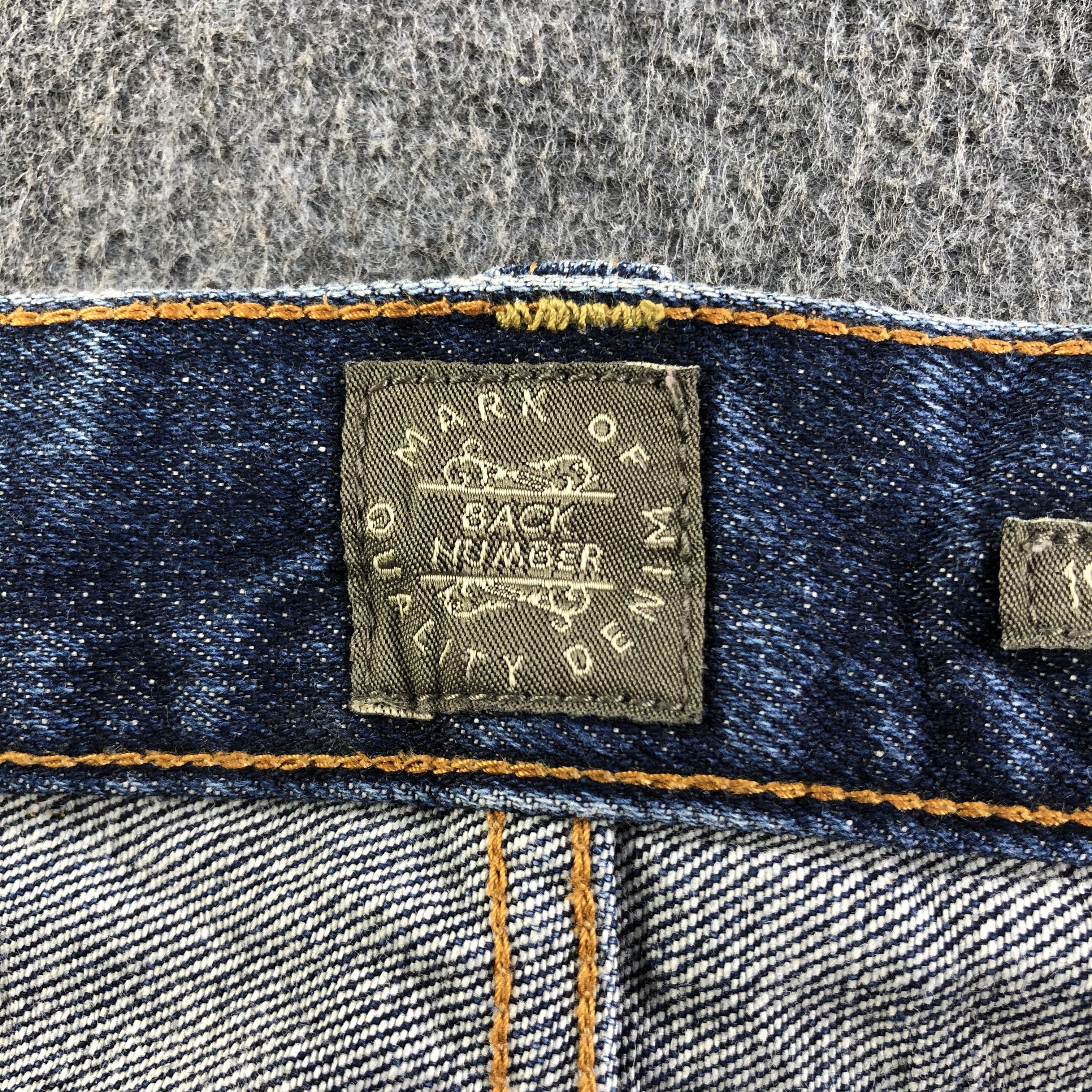 Kaihara Denim Vintage Back Number Kaihara Denim Jeans-J3741 Size US 34 / EU 50 - 10 Thumbnail