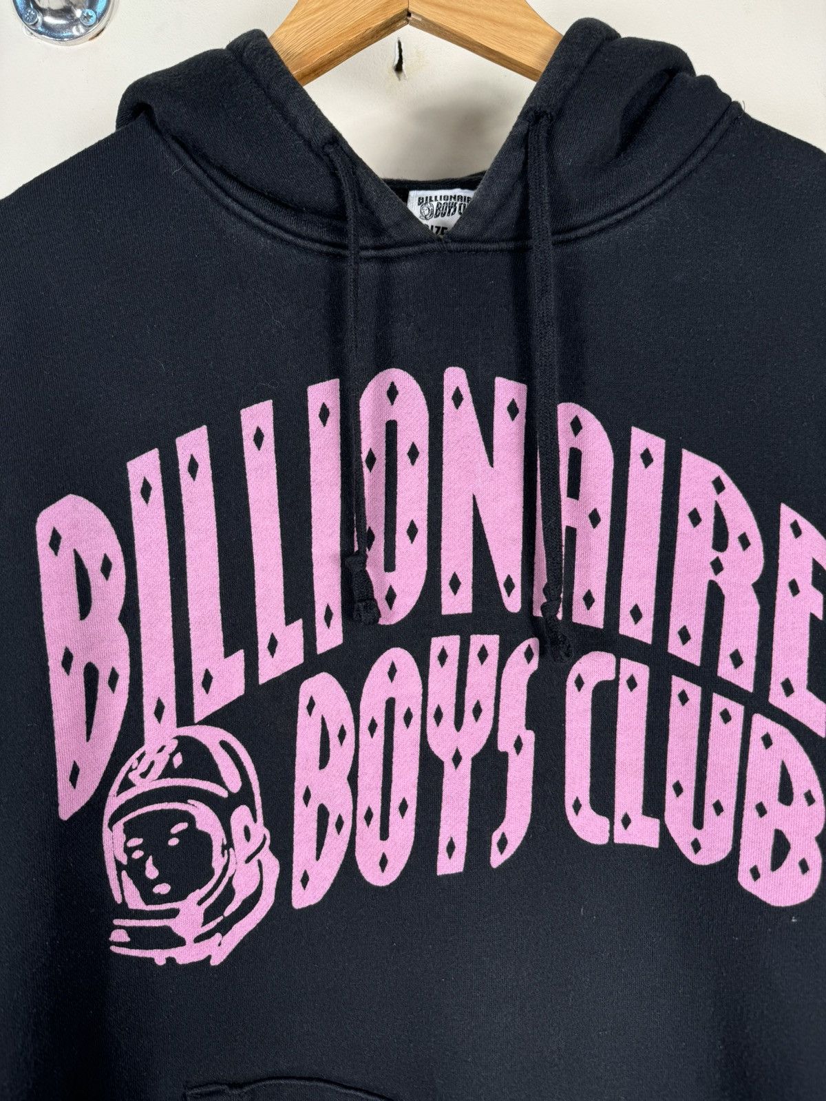Billionaire Boys Club Billionaire Boys Club Pink Logo Hoodie Size US XL / EU 56 / 4 - 2 Thumbnail