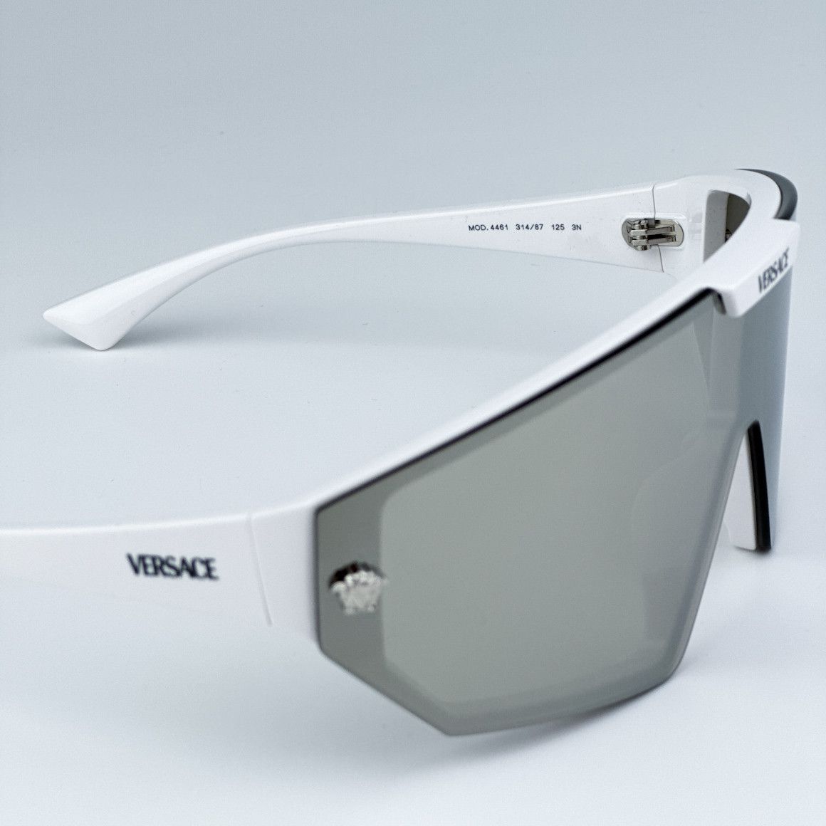 Versace NEW Versace VE4461 314/87 Silver Detachable Lens Sunglasses Size ONE SIZE - 8 Thumbnail