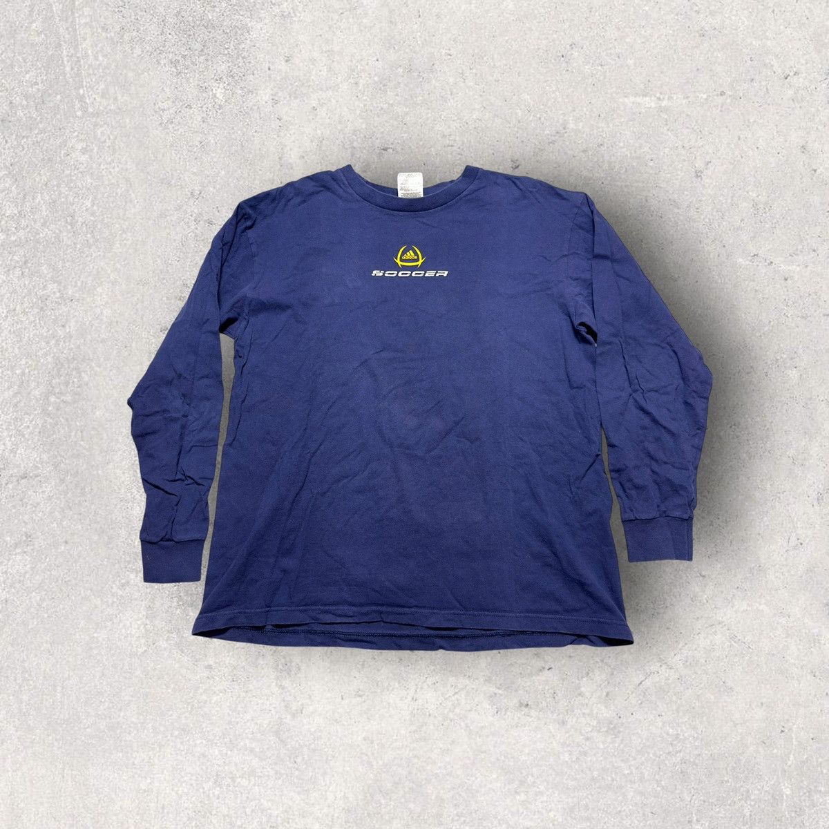 Adidas × Vintage Vintage Adidas Soccer long sleeve tee Size US L / EU 52-54 / 3 - 1 Thumbnail