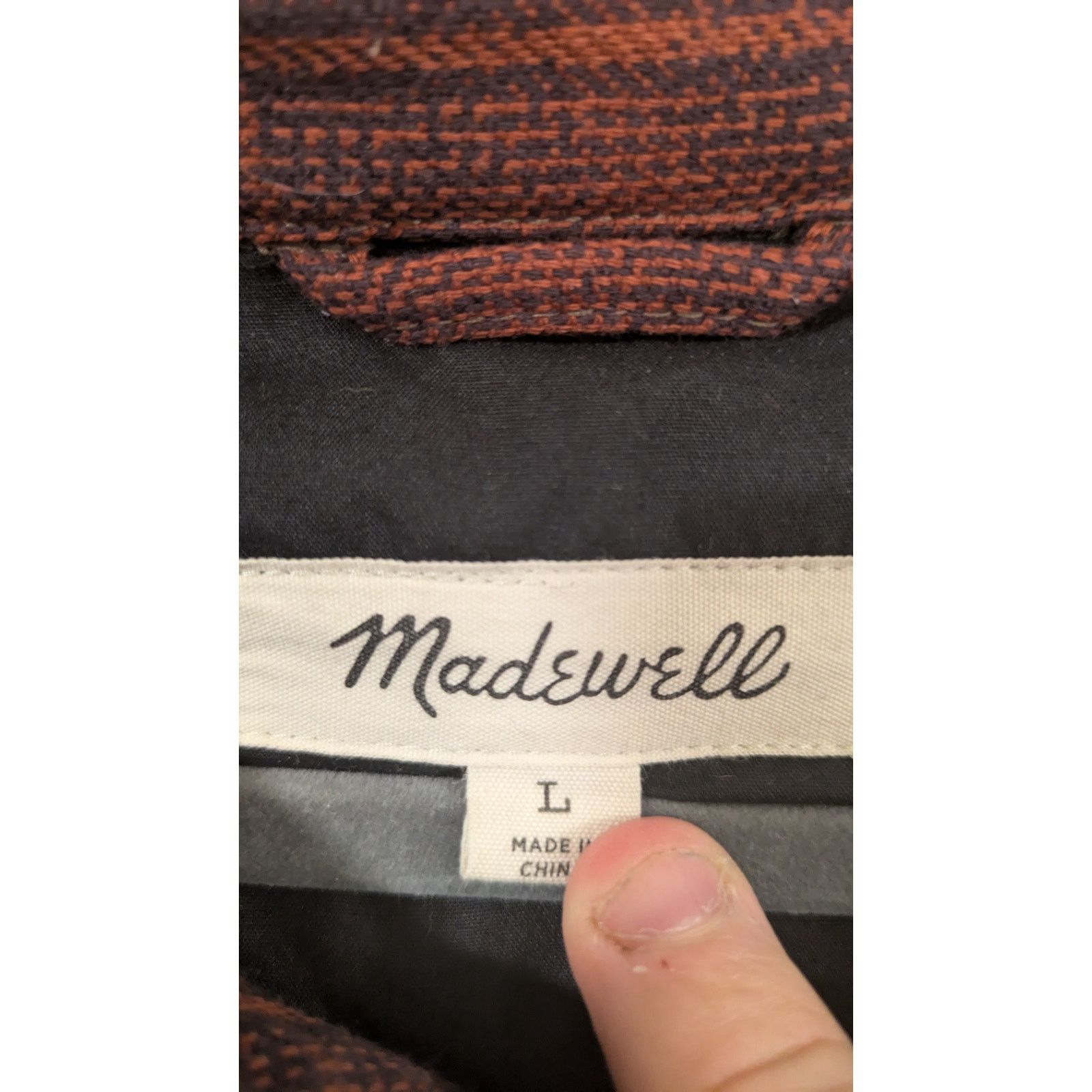 Madewell Madewell Flannel Jacket Size US L / EU 52-54 / 3 - 3 Thumbnail