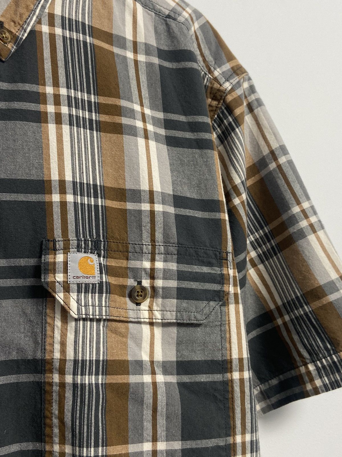 Carhartt Carhartt Vintage Button Up Shirt Size US L / EU 52-54 / 3 - 4 Thumbnail