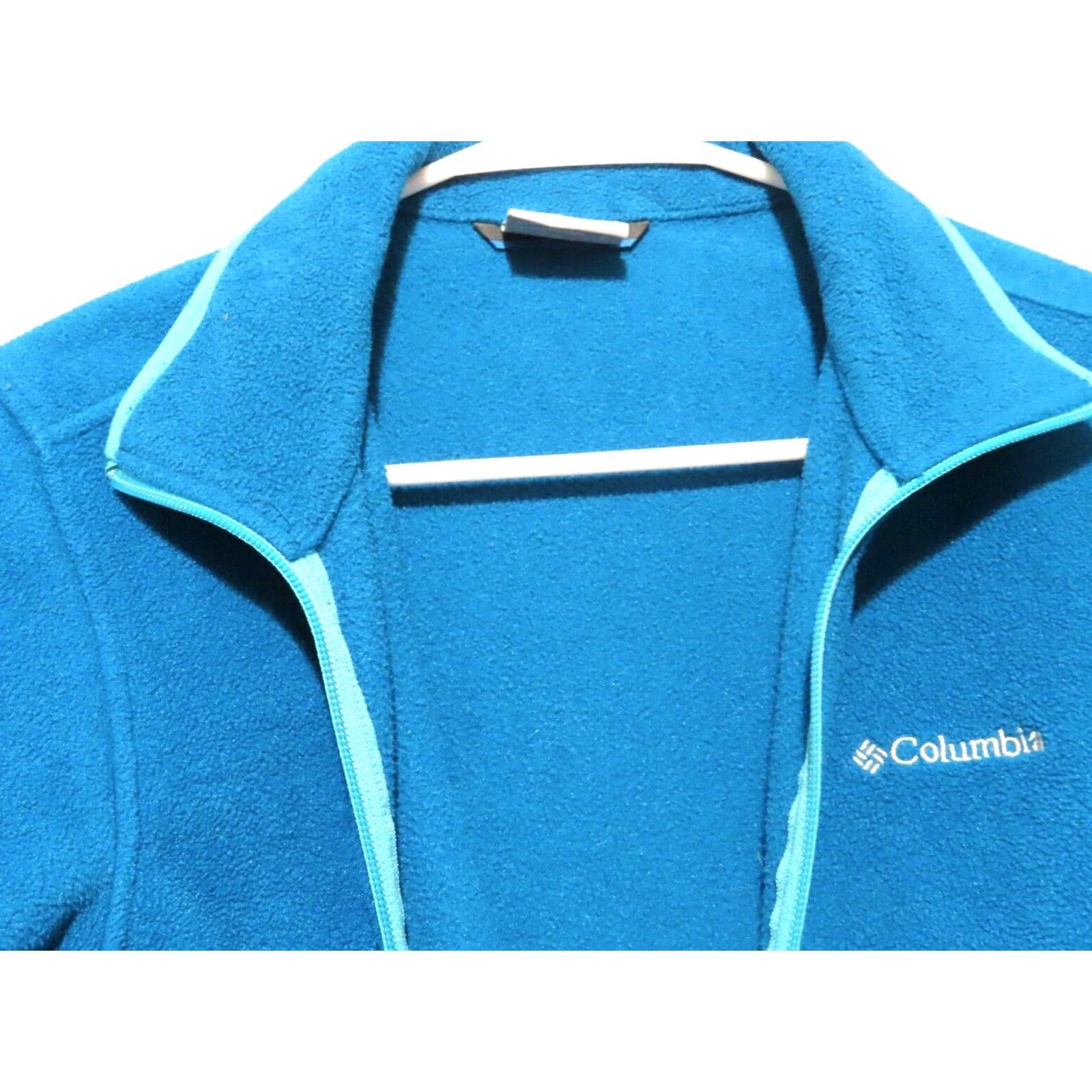 Altea Columbia Women’s S Teal Full Zip Fleece Jacket, Jacket, Women, Small, Teal, Full Zip, Polyester Fleece, Basic Style Size S / US 4 / IT 40 - 5 Thumbnail