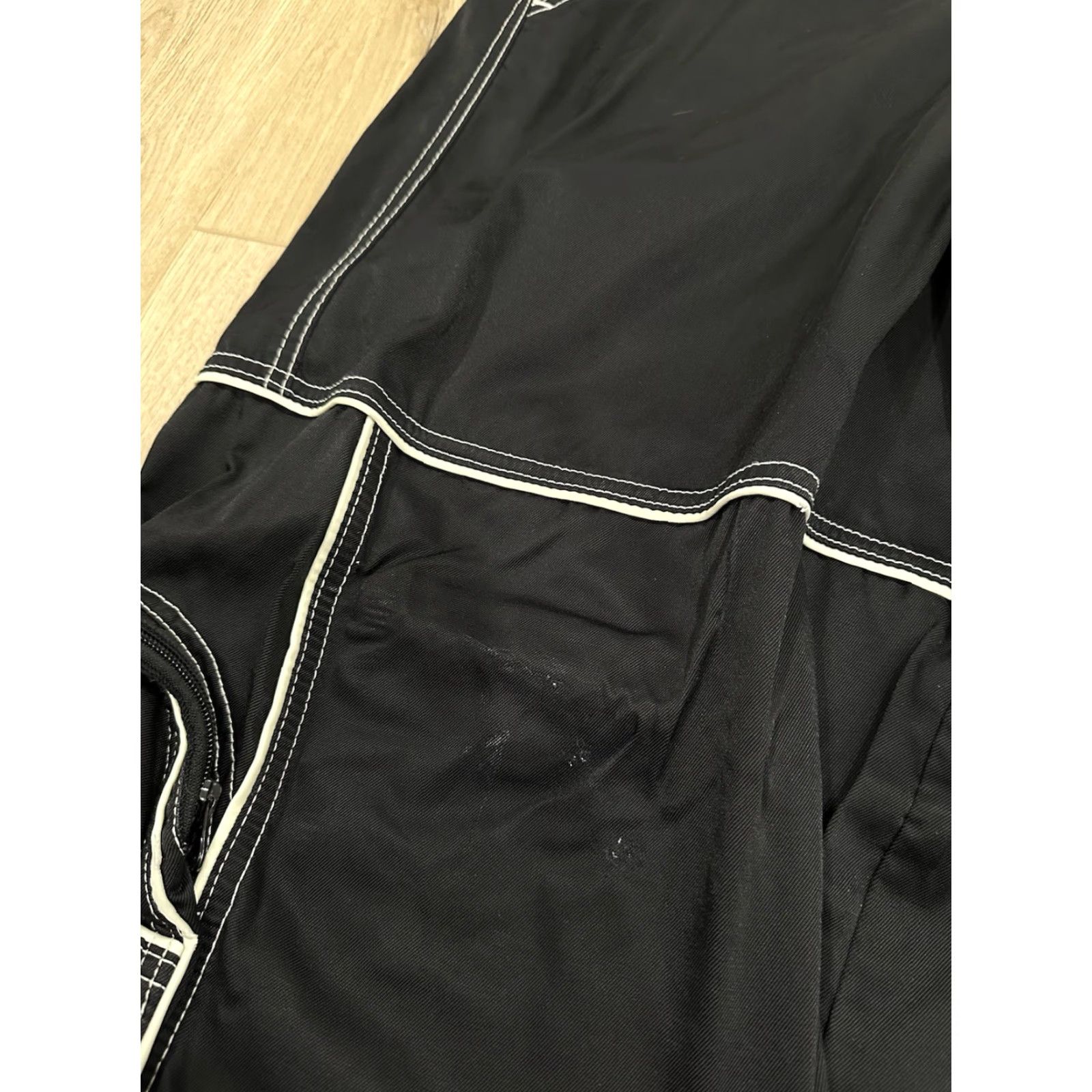 Vintage VINTAGE Macgear Rave Pants Cargo Wide-Leg 34x31 Black 90s Y2K Grunge Hip Hop Vintage Rave Pants Mens Womens Unisex Adults Baggy Size US 34 / EU 50 - 4 Thumbnail