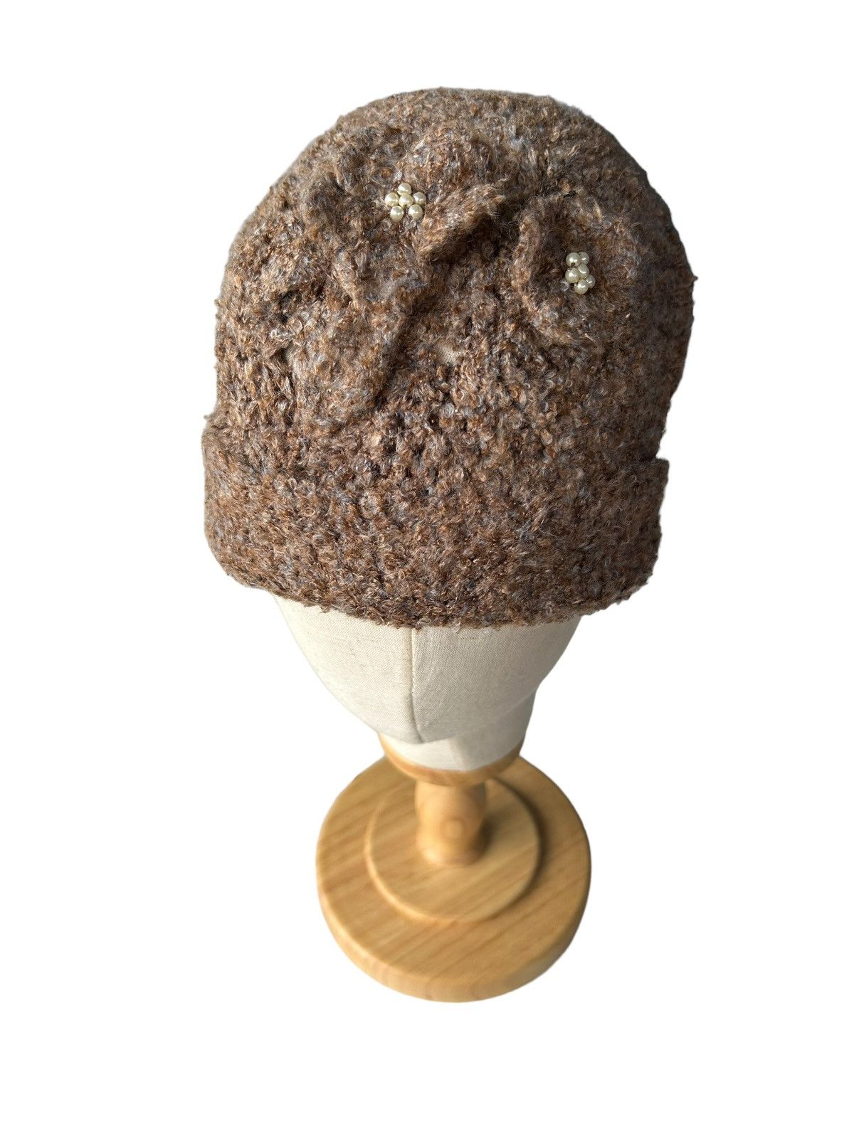 Japanese Brand Handmade Knitted Beanie Hats Size ONE SIZE - 5 Thumbnail