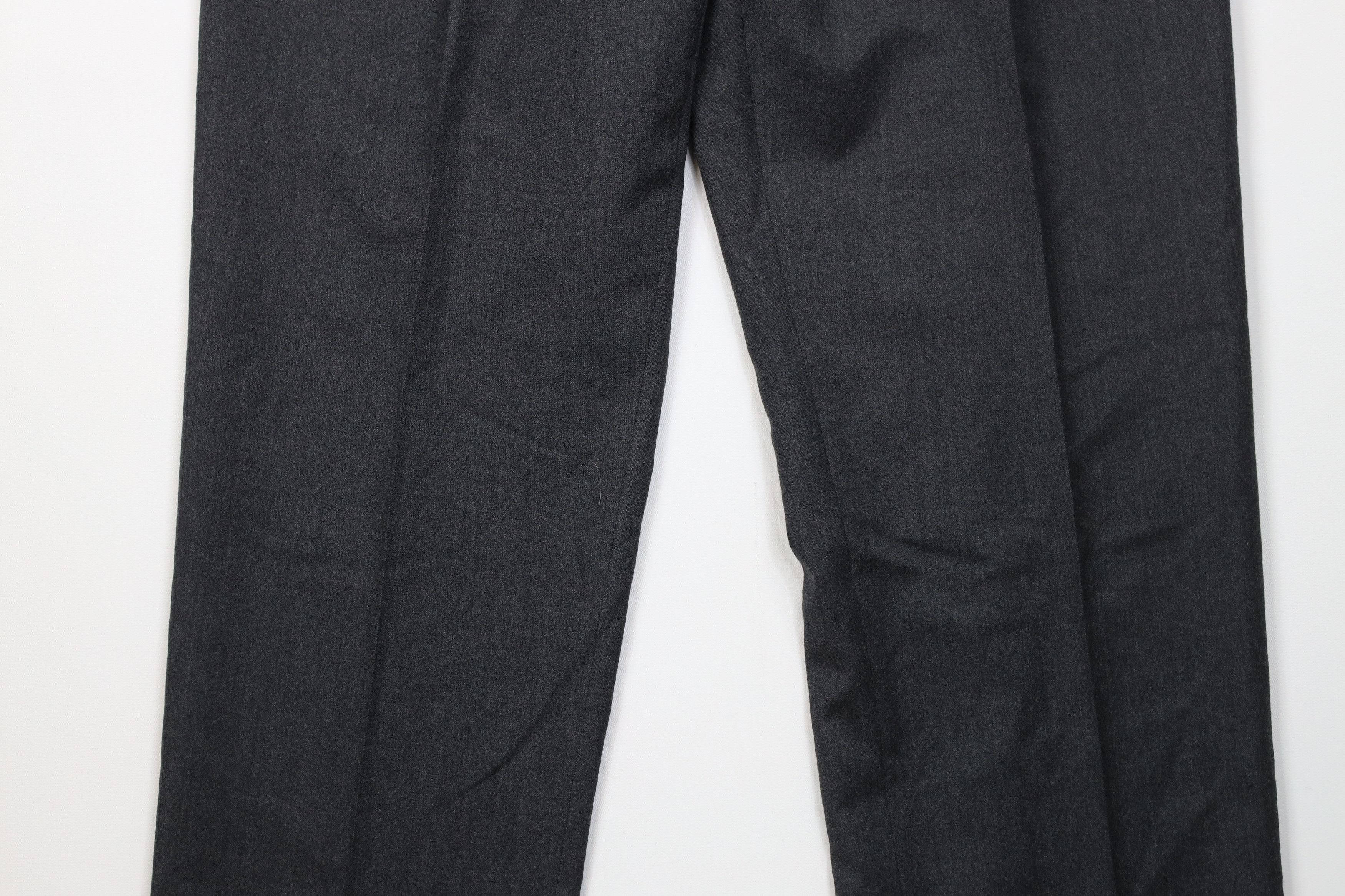 Vintage Vintage 90s Streetwear Cashmere Wide Leg Chino Pants Gray Size US 36 / EU 52 - 3 Thumbnail