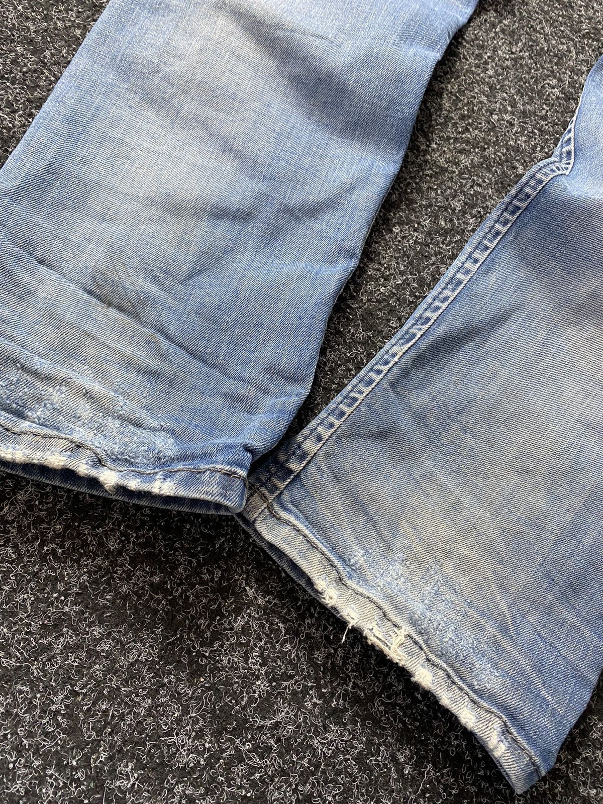 20471120 × Diesel 🔥Opium Diesel Distressed Dirty Jeans Japanese Bandit Owens Size US 34 / EU 50 - 8 Thumbnail