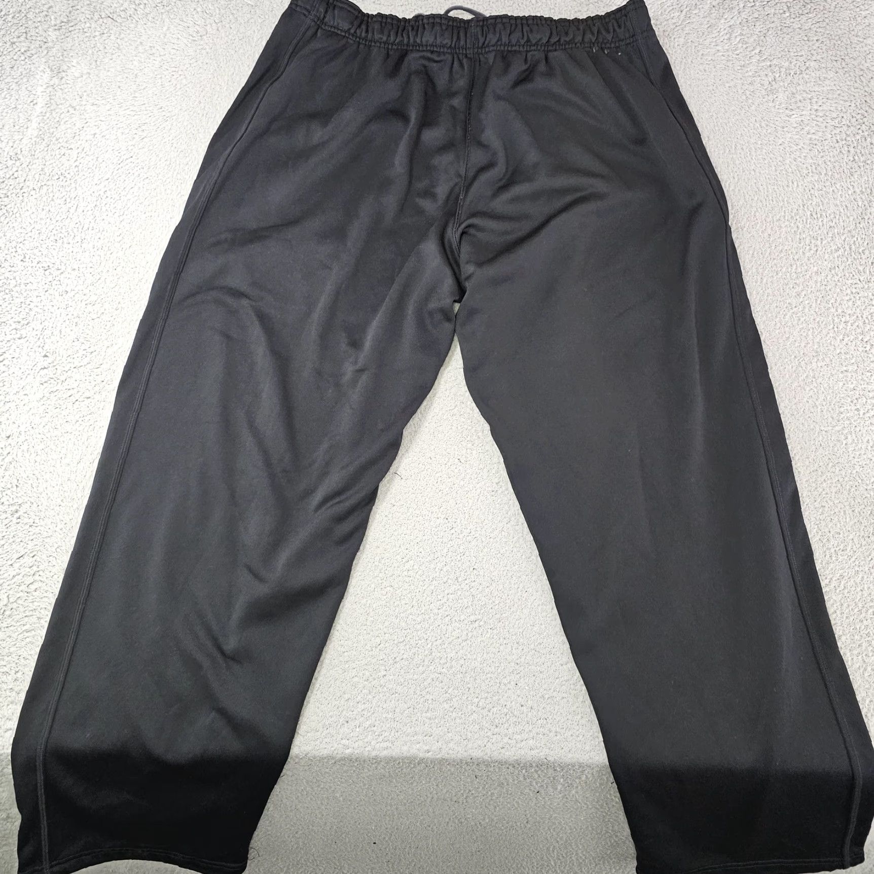 Nike Nike Pants Mens Extra Large Black Therma-FIT Fleece Training Spellout 506407 Size US 36 / EU 52 - 7 Thumbnail