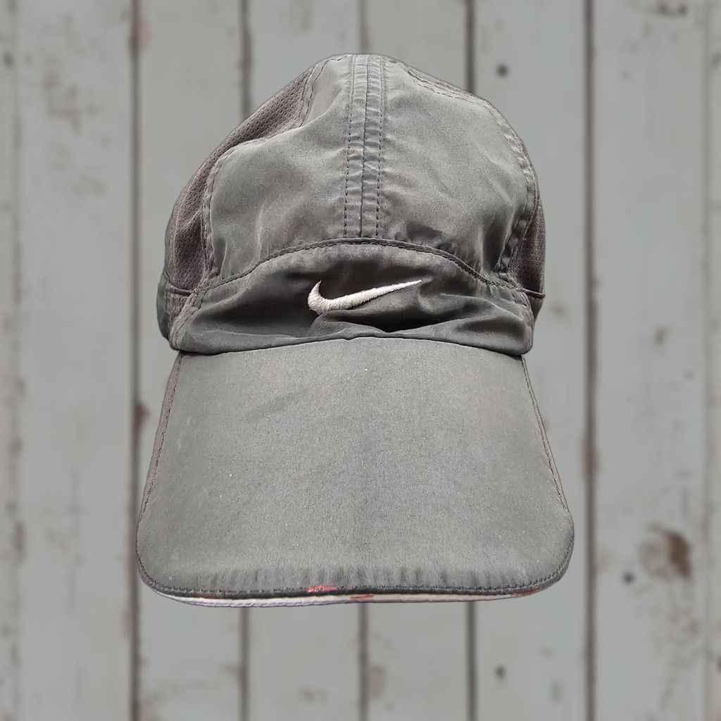 Nike VINTAGE Nike 5 Panel Hat Cap Adjustable Lightweight Brown Casual One Size Men Size ONE SIZE - 1 Thumbnail