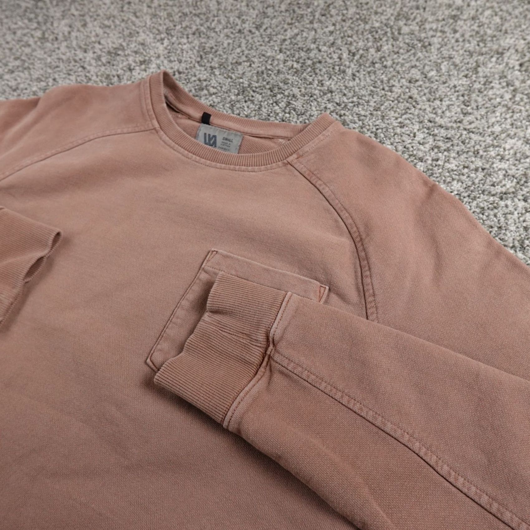 Vintage VRST Sweatshirt Mens S Pullover Crewneck Long Sleeve Pocket Orange Knit Logo Size US S / EU 44-46 / 1 - 2 Thumbnail