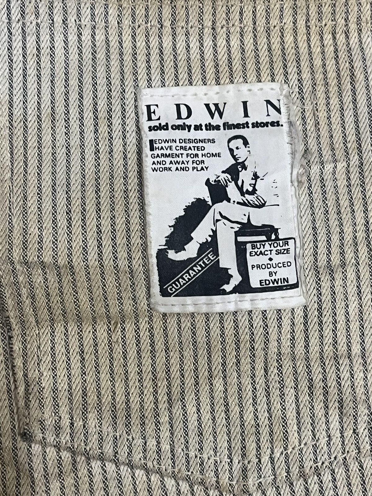 Edwin × Japanese Brand Edwin Hickory Stripe Denim Size US 30 / EU 46 - 11 Thumbnail