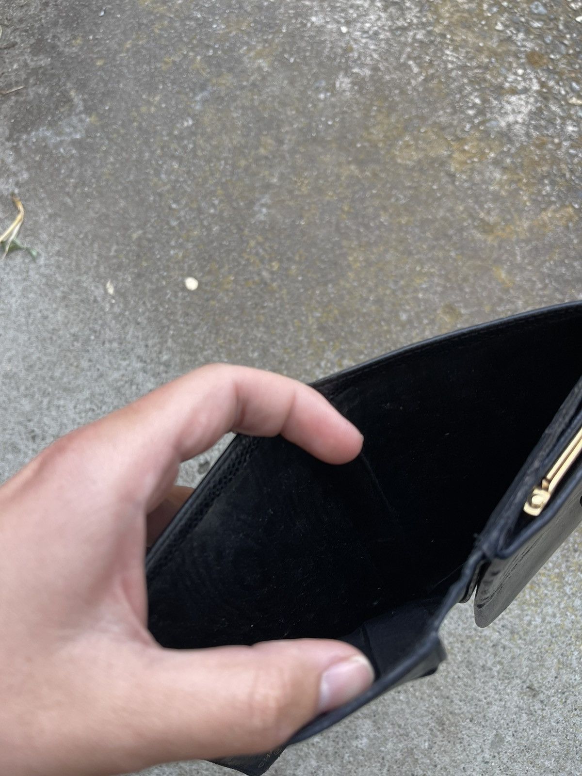 Chanel Clean! Chanel black Caviar Leather Snap Wallet Size ONE SIZE - 5 Thumbnail