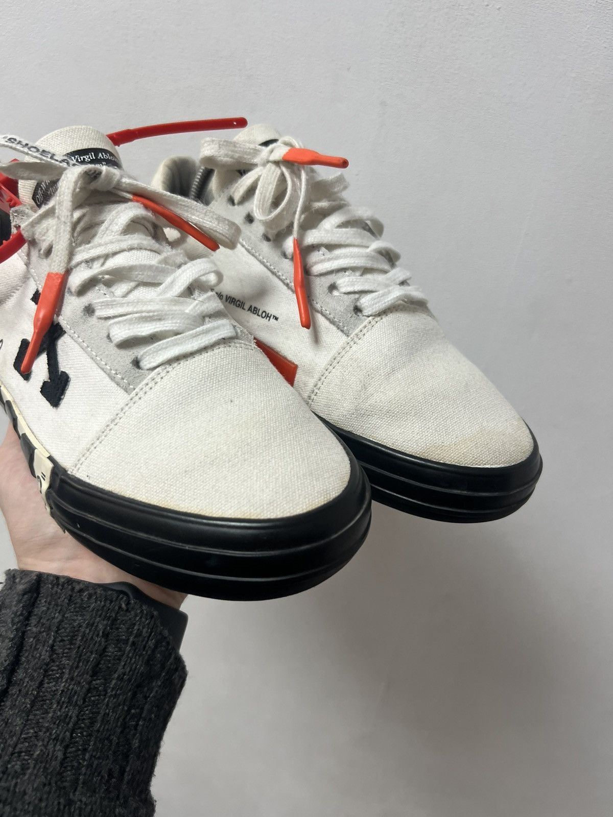 Off-White Off White Vulcanized Sneaker Shoes White Size US 5.5 / EU 38 - 3 Thumbnail
