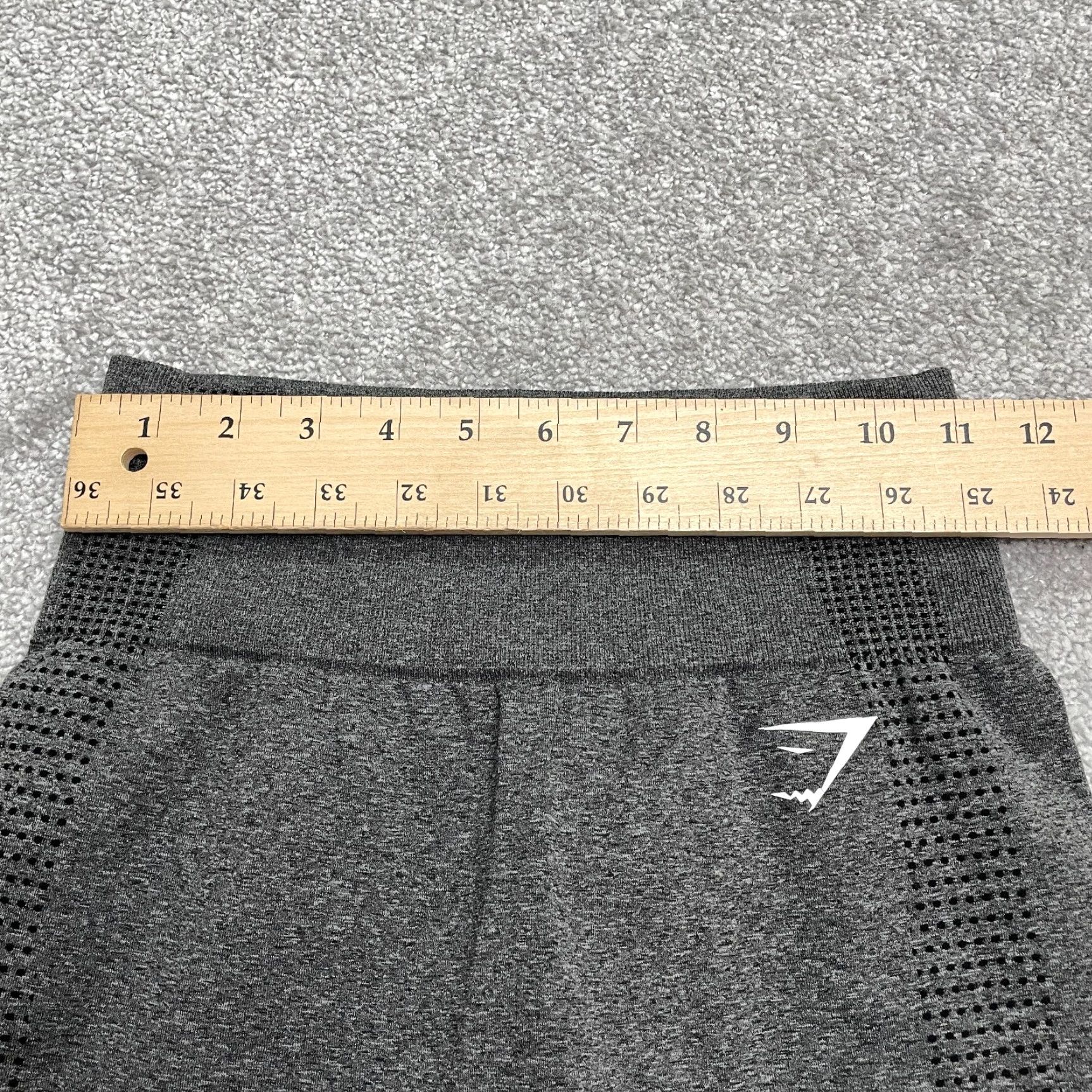 Gymshark GYMSHARK Seamless Compression Leggings Womens XS Gray High Rise Yoga Athleisure Size 26" / US 2 / IT 38 - 5 Thumbnail