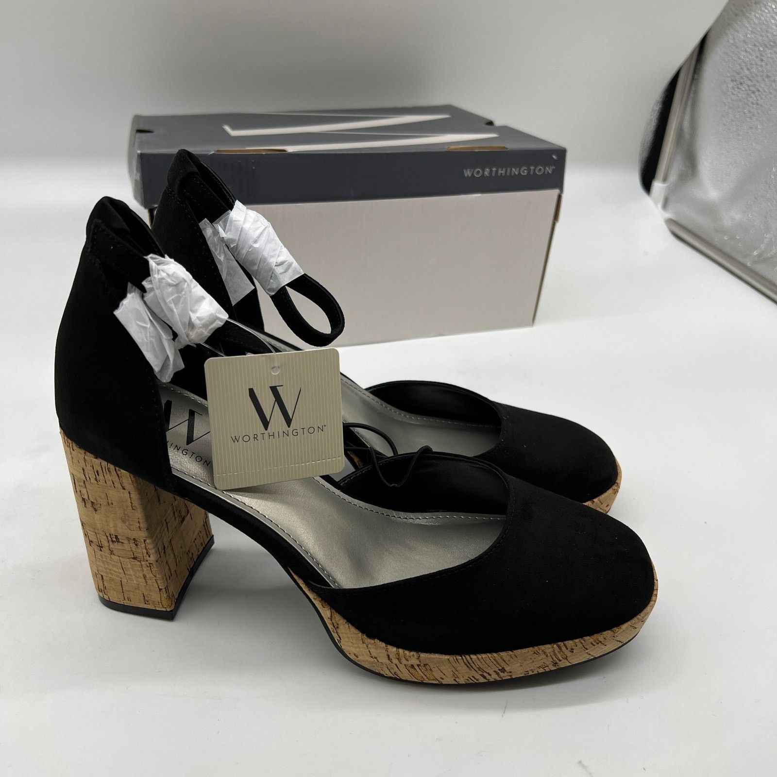 Other Worthington Womens Panama Block Heel Pumps 7.5 Size US 7.5 / IT 37.5 - 3 Thumbnail