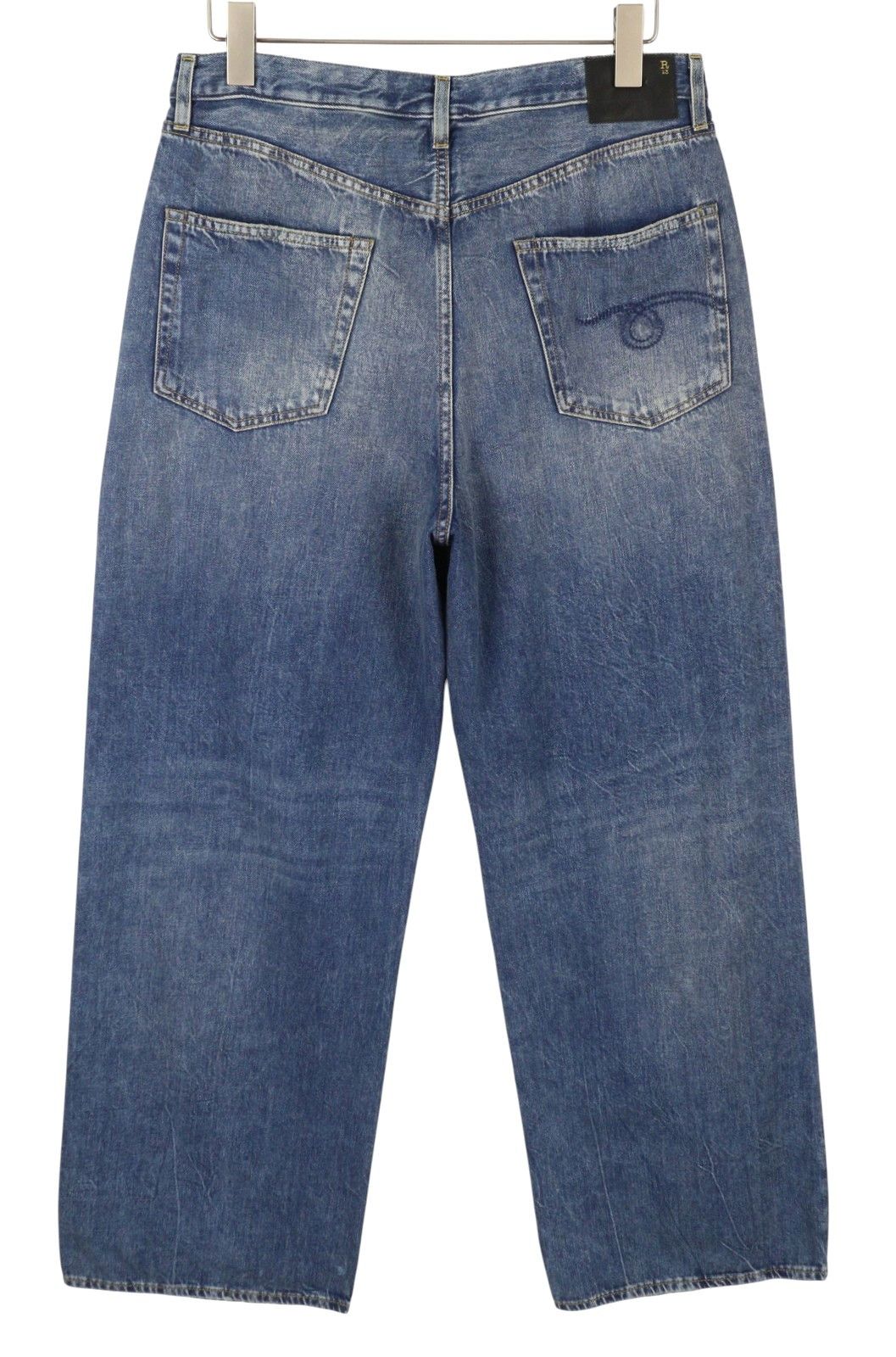 R13 DAMON PLEATED 33 Kellen Faded Blue PS26 88274 Size 33" - 2 Thumbnail