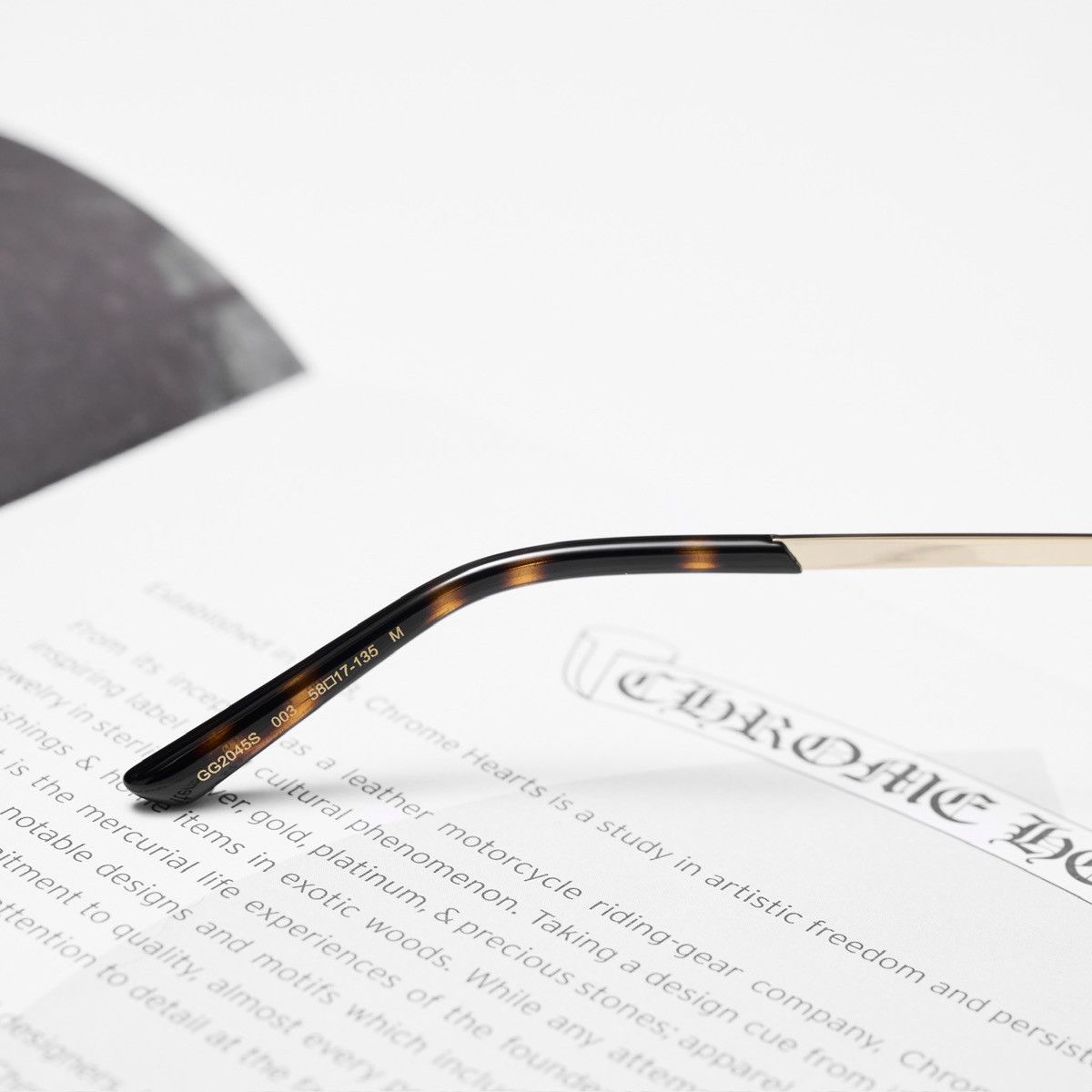 Gucci GUCCI GG2045S 003 SUNGLASSES Size ONE SIZE - 5 Thumbnail