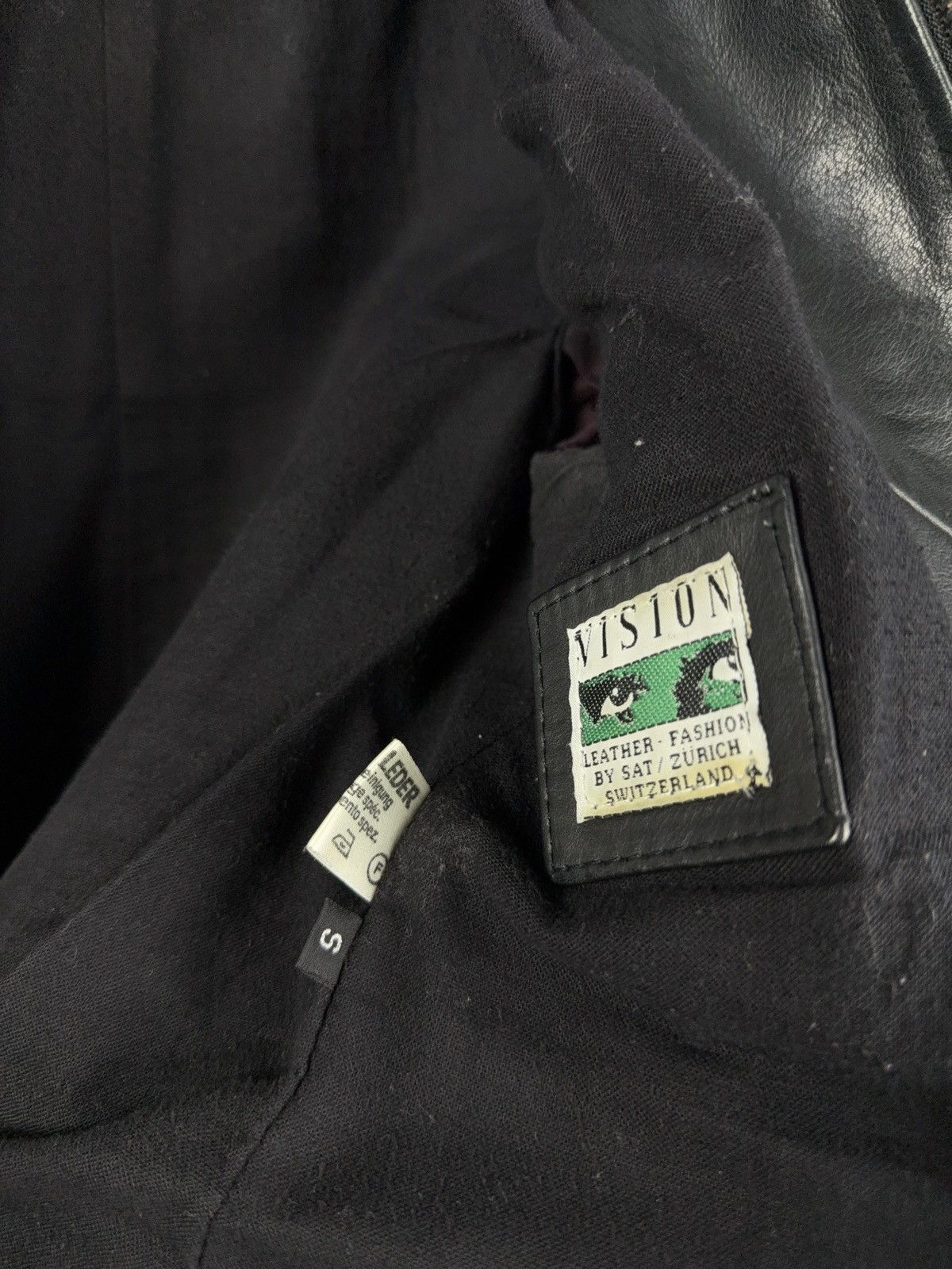 VINTAGE 90’s Rock Y2K LEATHER MOTO Racing BIKER JACKET