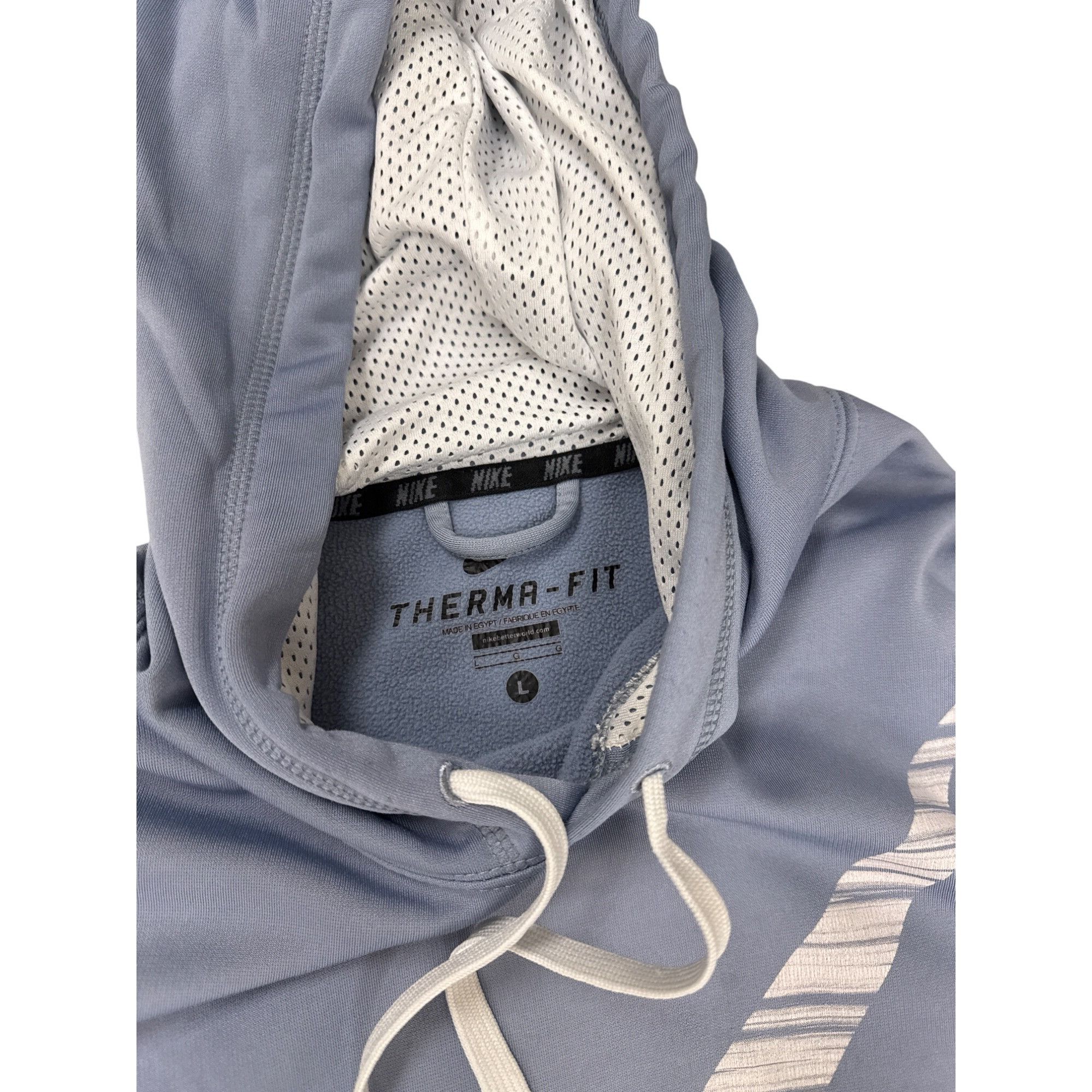 Nike Nike Therma-Fit mens Blue Hoodie Size L SKU 7127 Size US L / EU 52-54 / 3 - 7 Thumbnail