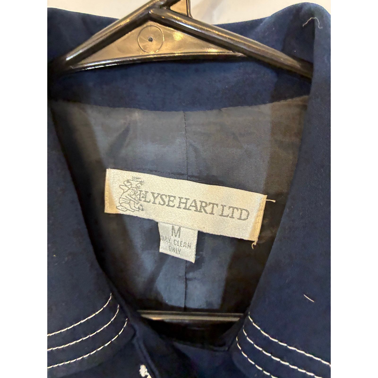 Other Ilyse Hart Ltd Navy Blazer Old Money Jackie Kennedy M Size M / US 6-8 / IT 42-44 - 3 Thumbnail