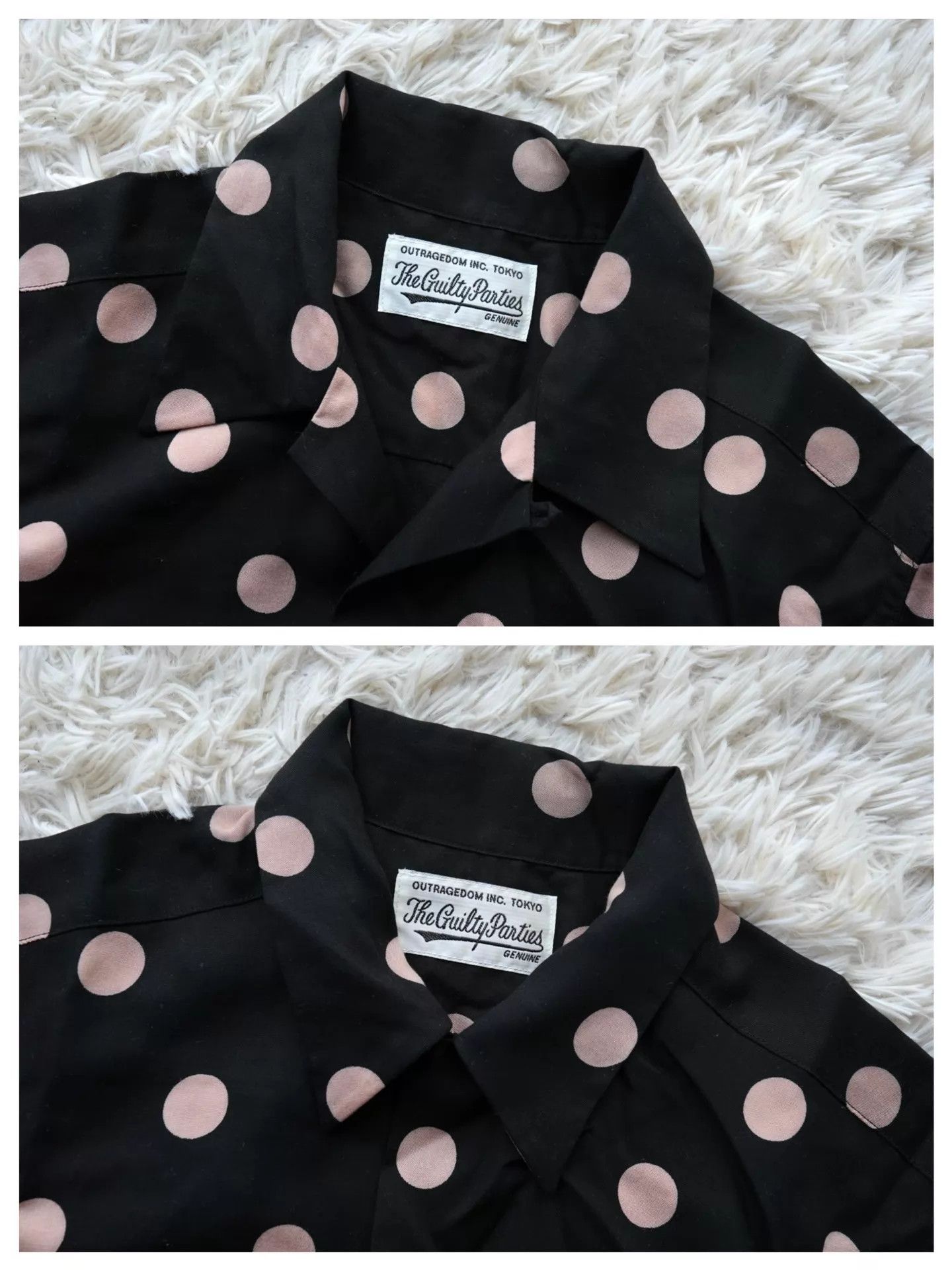 Wacko Maria WACKO MARIA HAWAIIAN S/S SHIRT PINK POLKA DOT TYPE10 Size US L / EU 52-54 / 3 - 3 Thumbnail