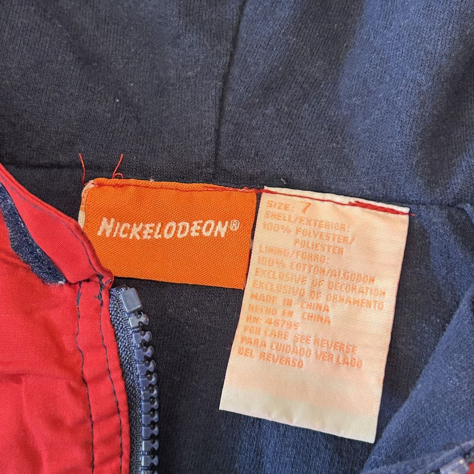 Nickelodeon Jimmy Neutron Vest Youth Size 7 Hooded Jacket Nickelodeon Size ONE SIZE - 2 Thumbnail