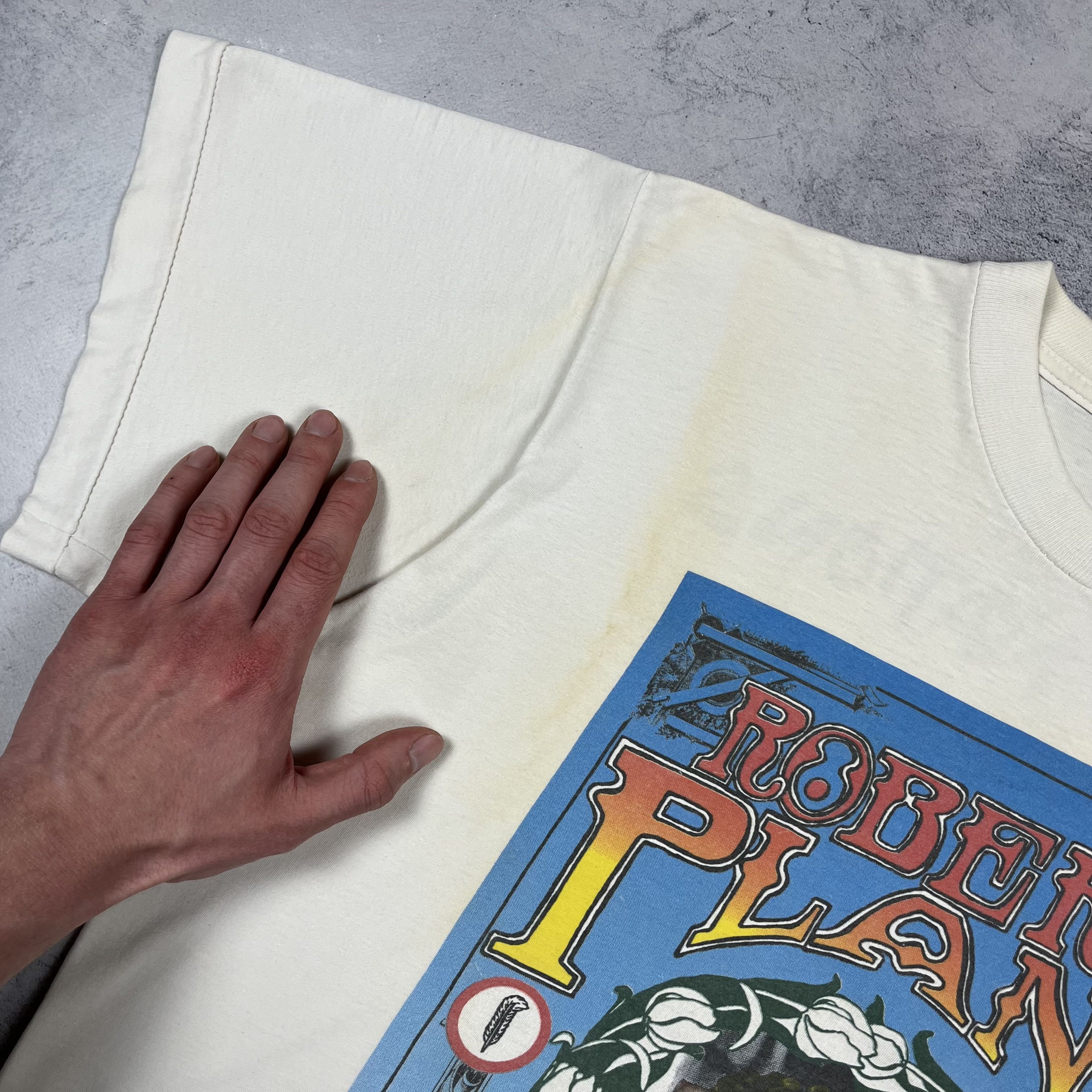 Band Tees Vintage Robert Plant “Fate Of Nations” Tour T Shirt 1993 Size US XL / EU 56 / 4 - 13 Thumbnail