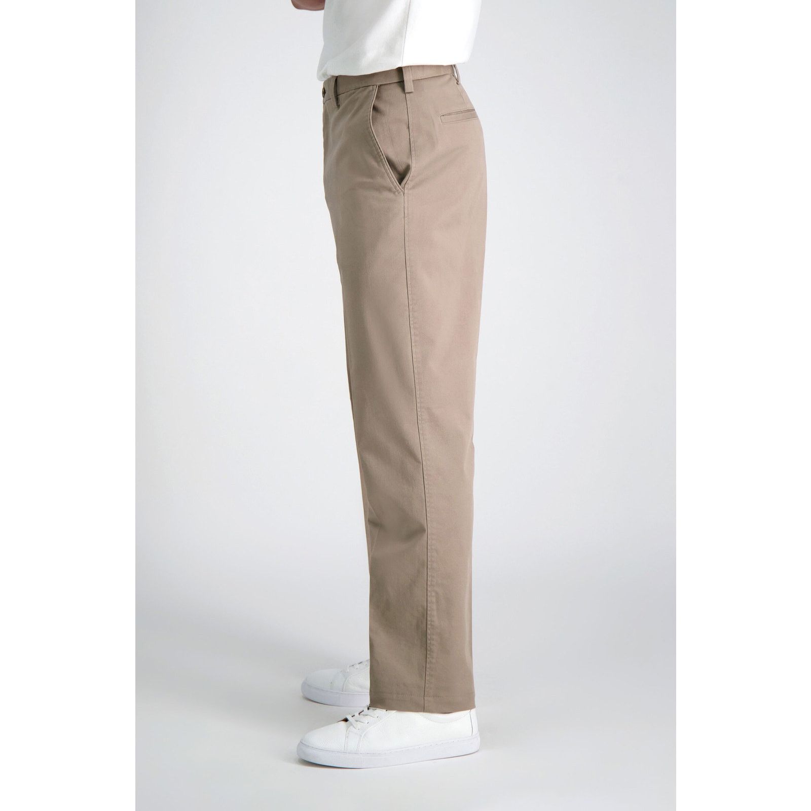 Haggar Haggar Men's Medium Khaki Cotton Classic Khaki Pants 36x34 Size US 36 / EU 52 - 2 Thumbnail