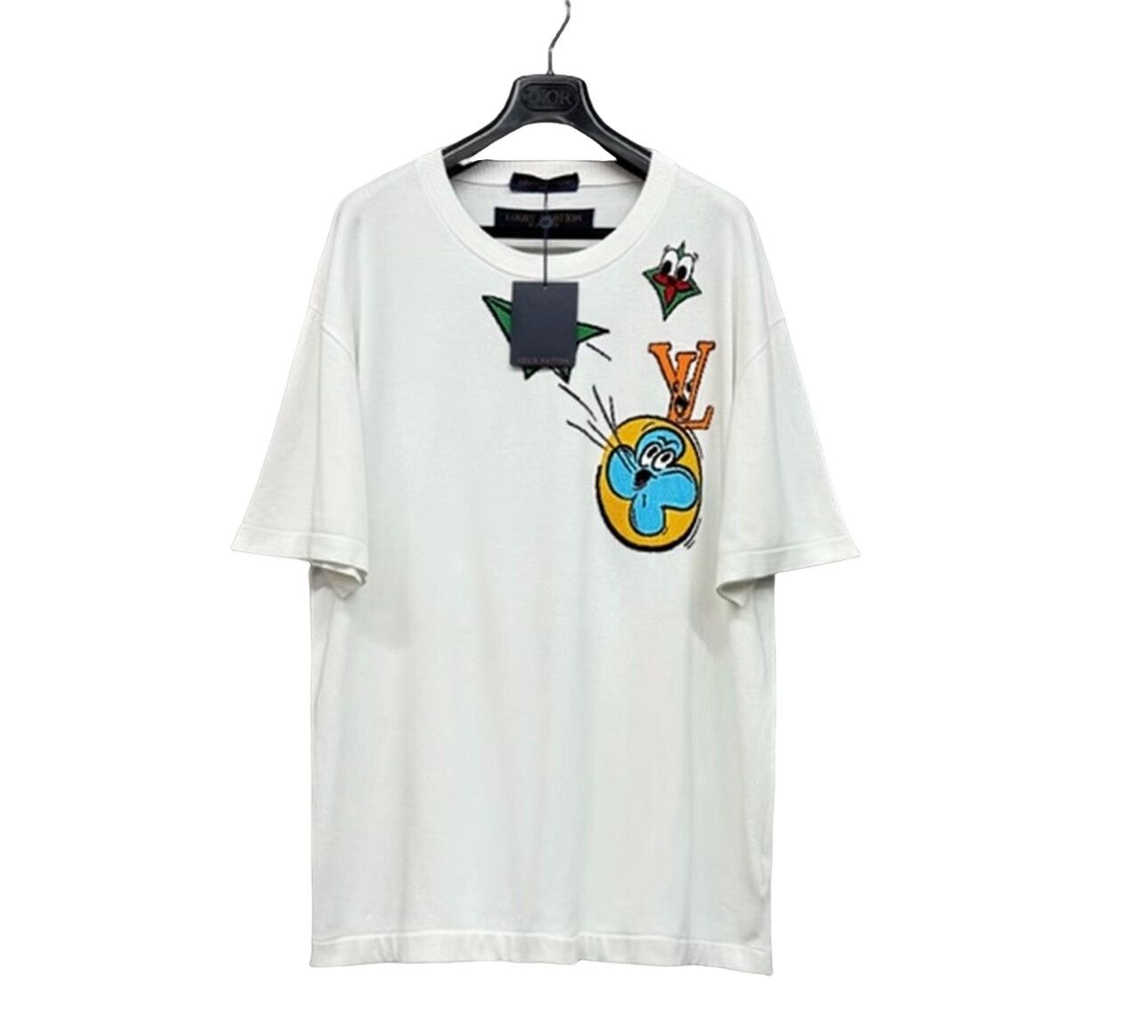 Louis Vuitton Louis Vuitton Cartoon Plane Logo Knit T-Shirt XL Size US XL / EU 56 / 4 - 1 Thumbnail