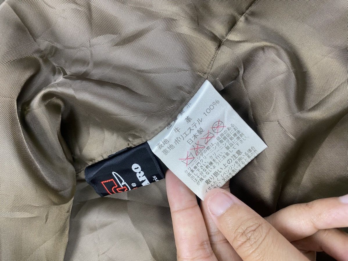 Designer × Vintage Vintage Figaro Full Leather Brown Buttoned Jacket Size US M / EU 48-50 / 2 - 7 Thumbnail