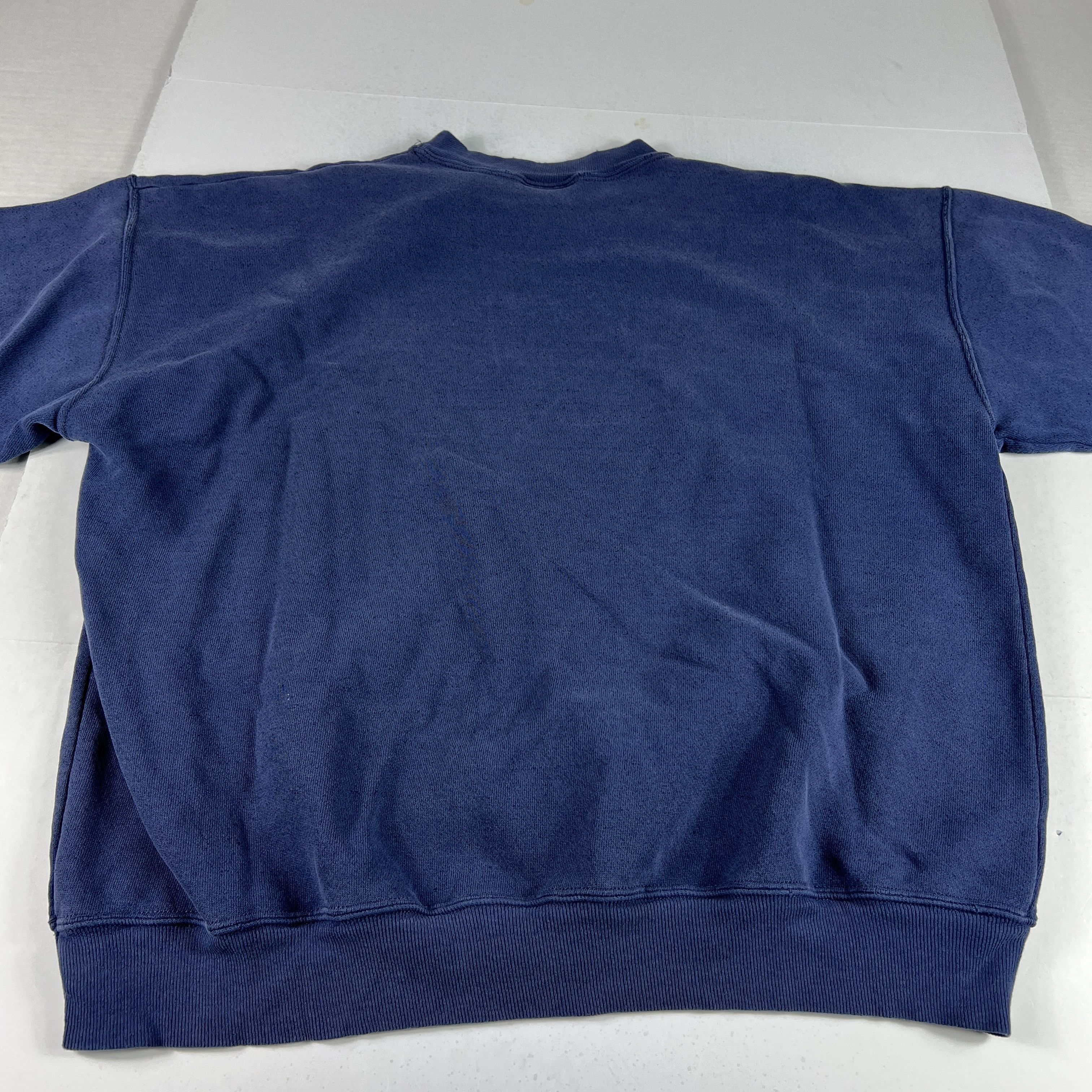 NCAA × Vintage VTG 90 Illinois Fighting Illini Sweatshirt Thrashed Crewneck Size US L / EU 52-54 / 3 - 13 Thumbnail