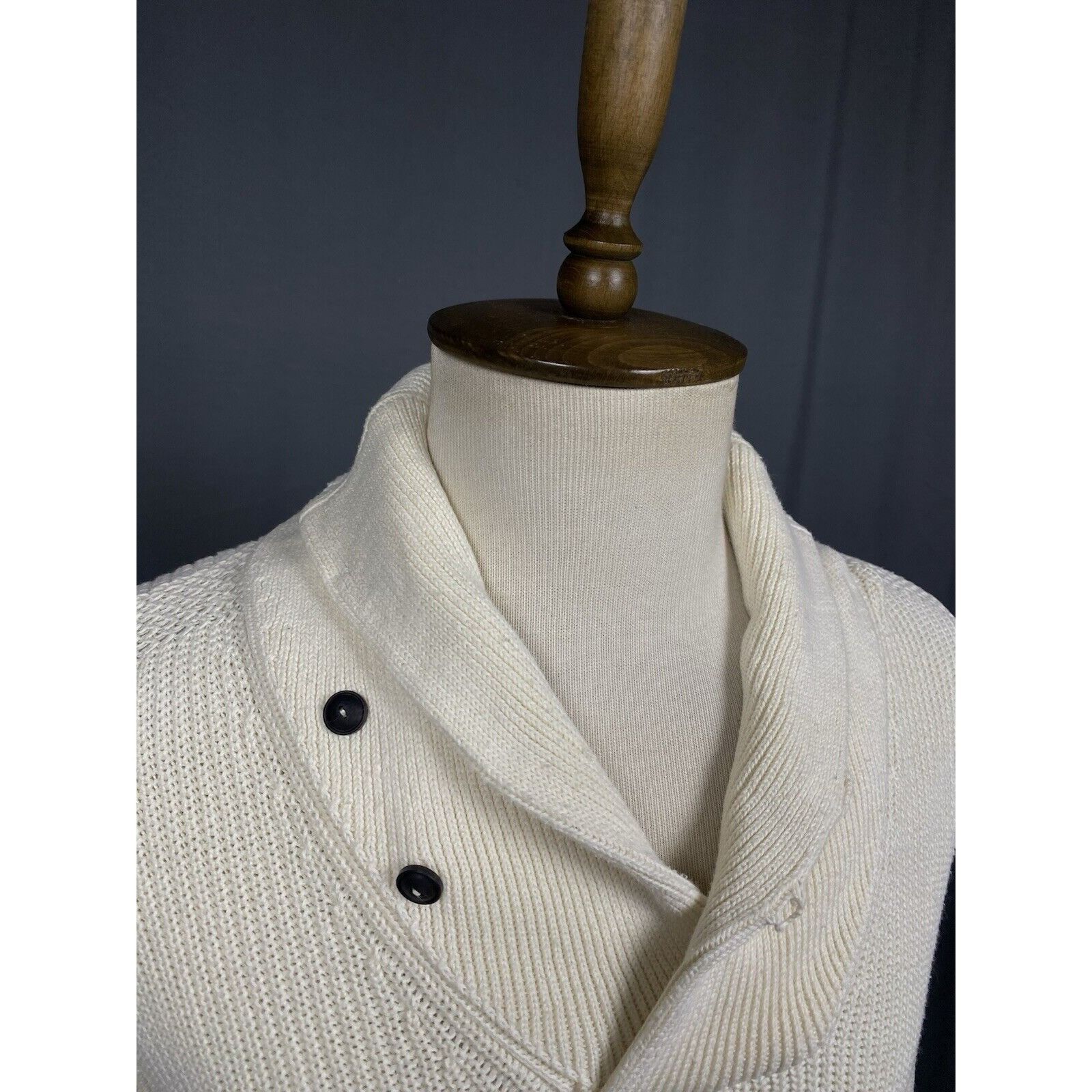 Polo Ralph Lauren Polo Ralph Lauren VTG Men's Beige Heavy Knitted Sweater Size Size US L / EU 52-54 / 3 - 6 Thumbnail