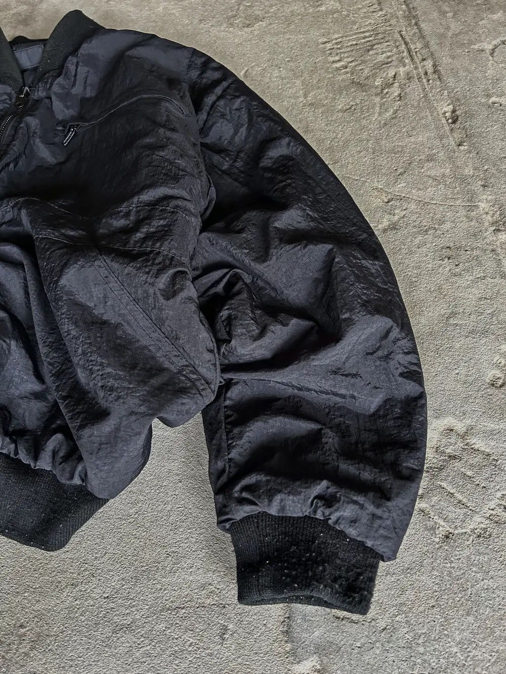 Japanese Brand × Junya Watanabe Vintage Junya Watanabe Issey Miyake Style Bomber Jacket Size US M / EU 48-50 / 2 - 3 Thumbnail